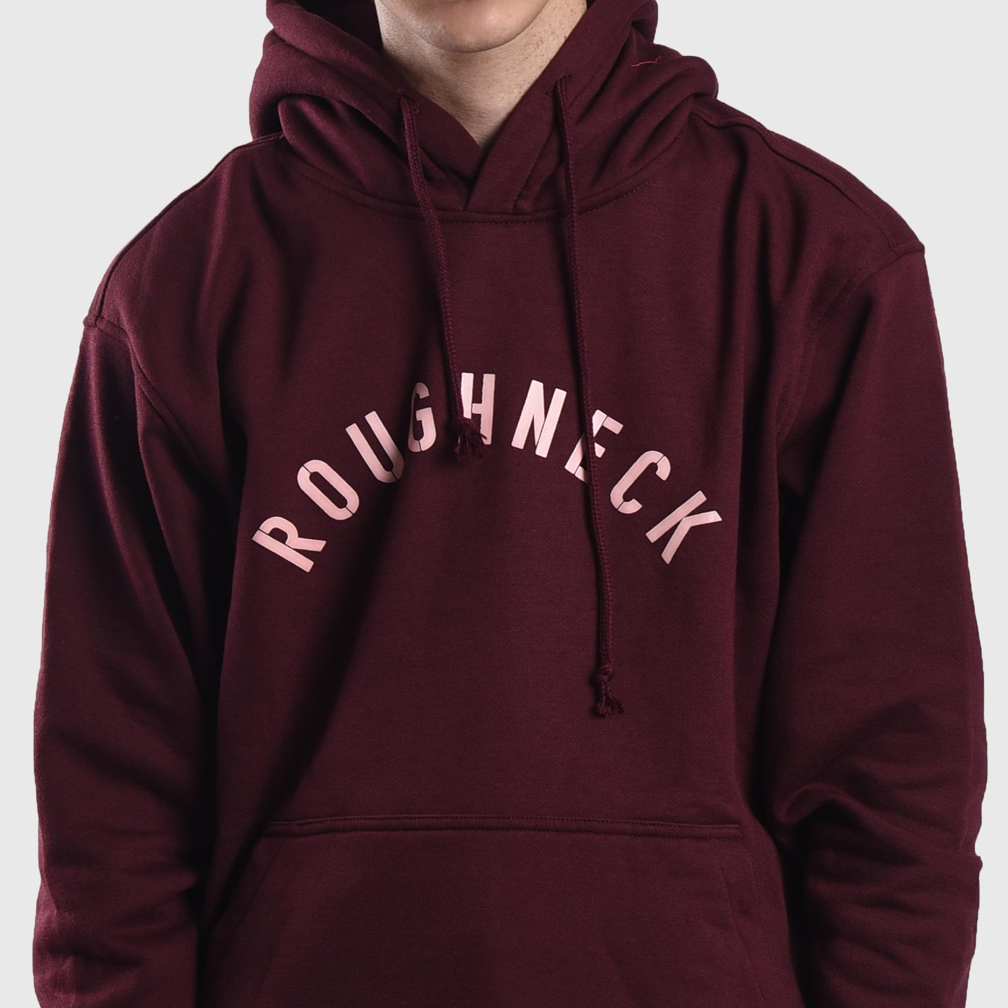 H953 Maroon Glowing Sig Hoodie