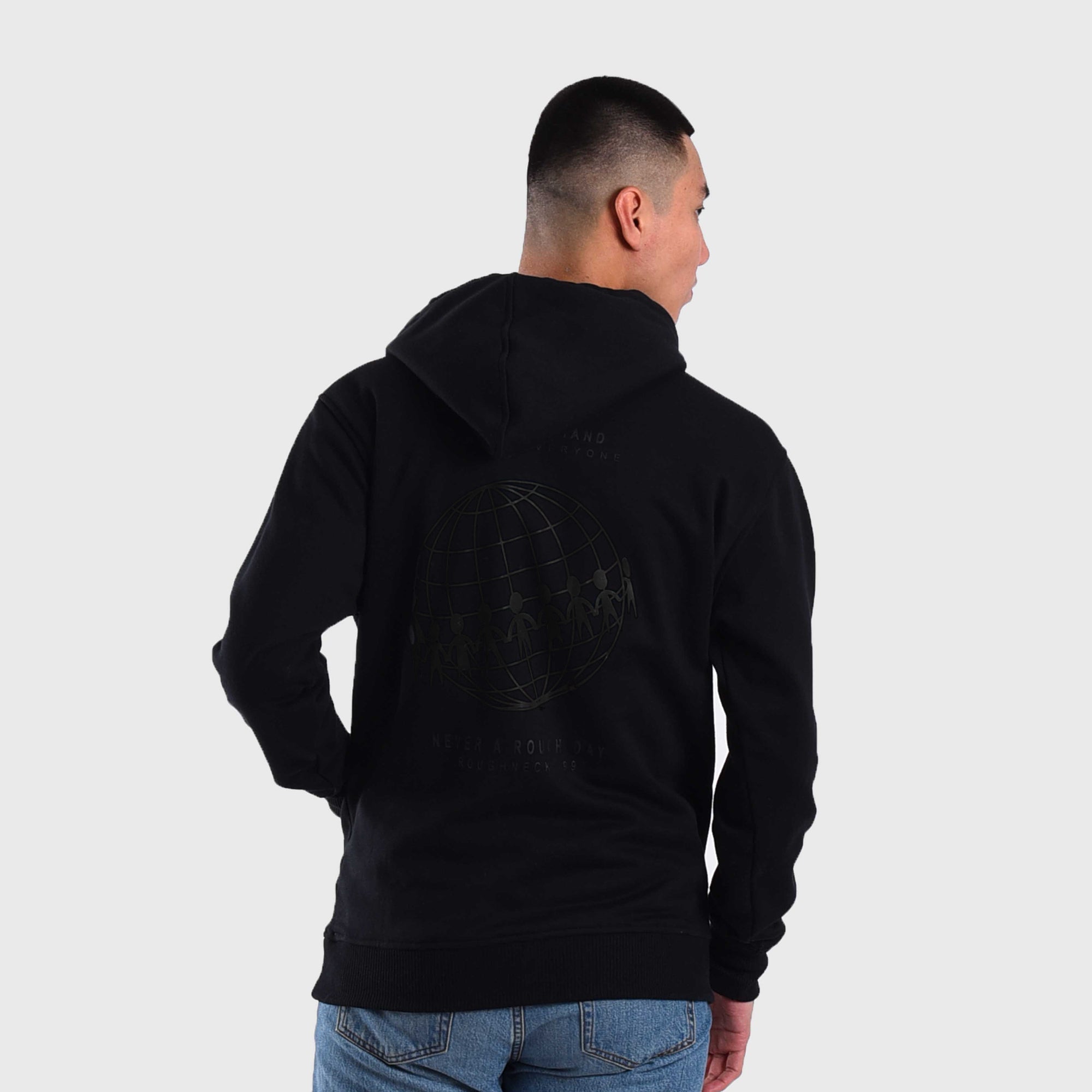 H988 Black Shake Hand Hoodie