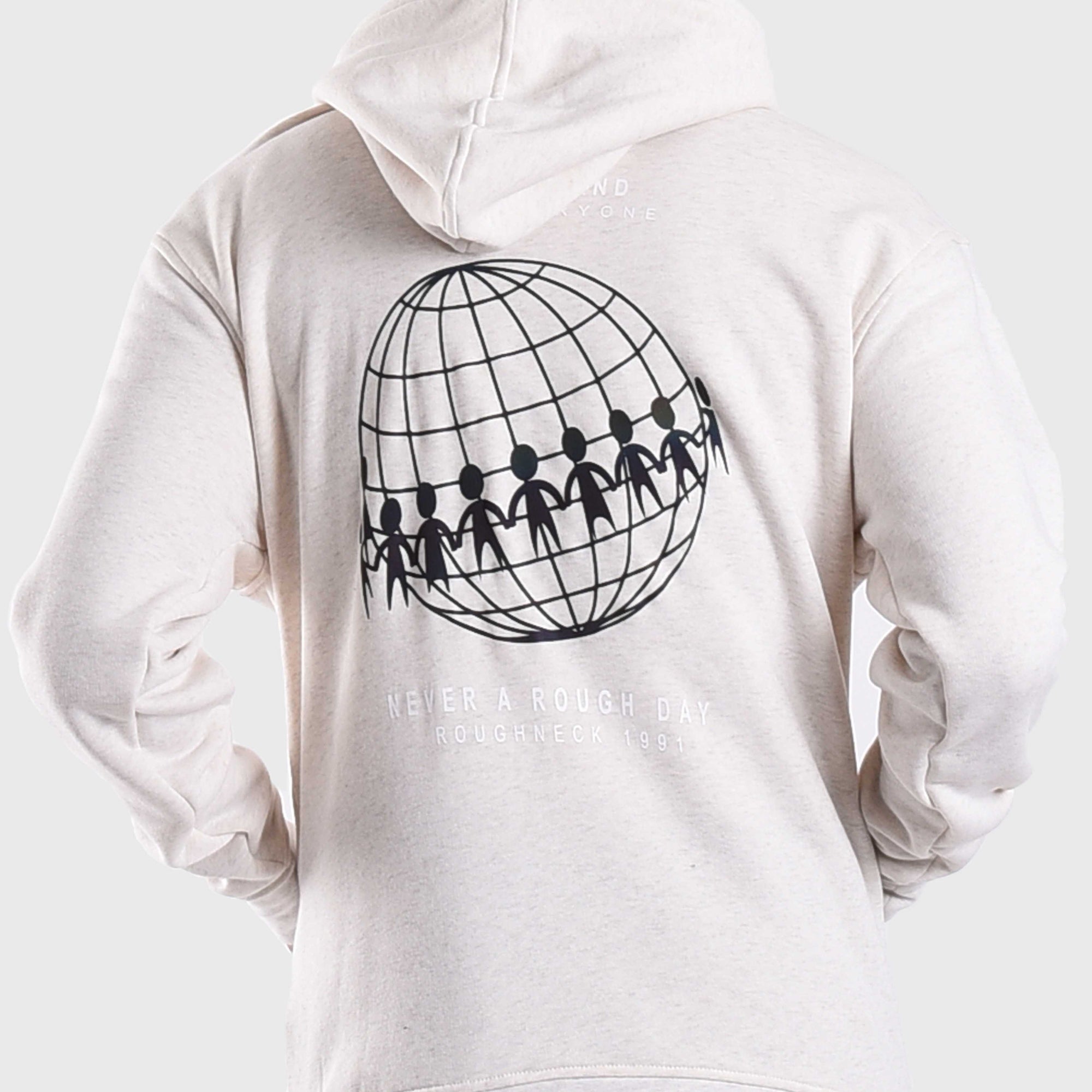 H989 White Shake Hand Hoodie