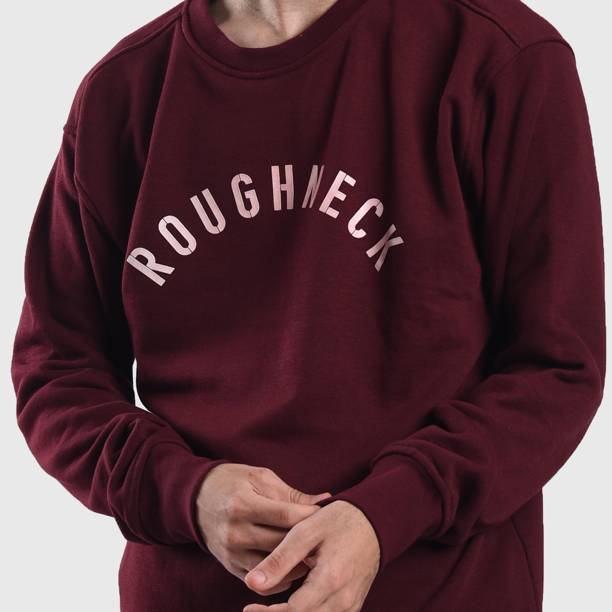 SS422 Maroon Glowing Sig Crewneck