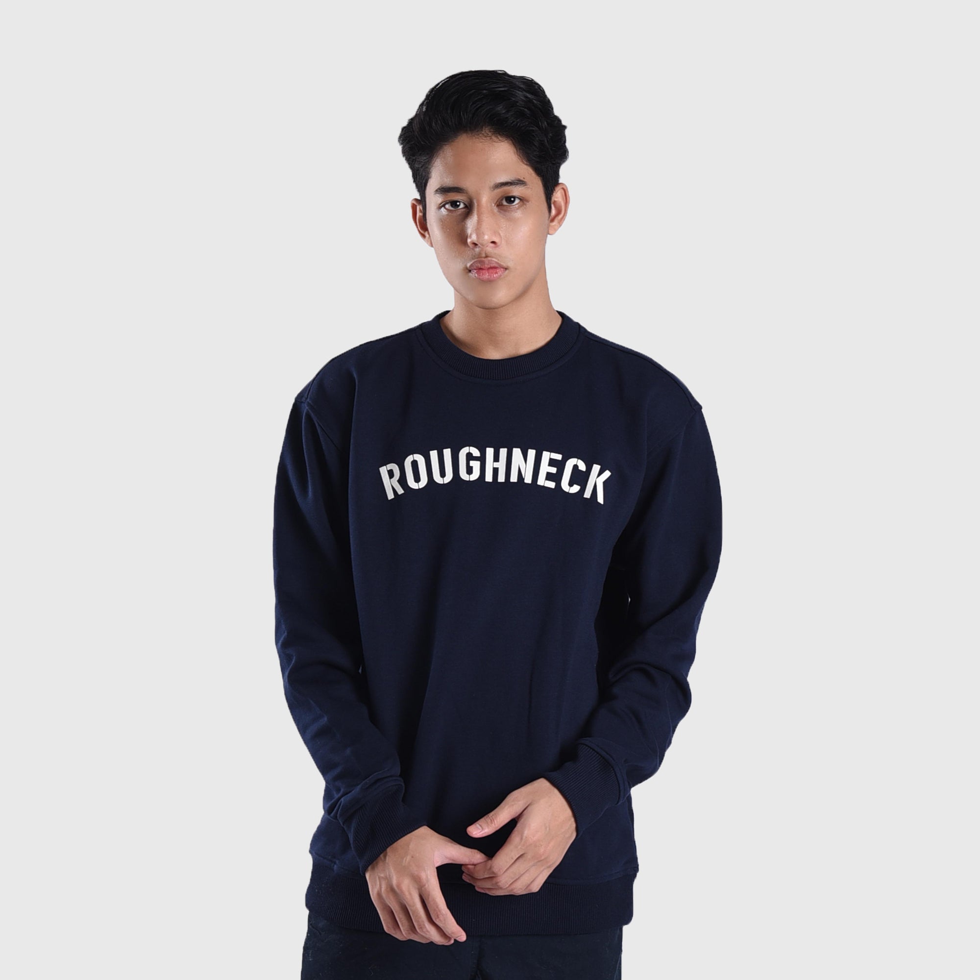 SS423 Navy Glowing Sig Crewneck