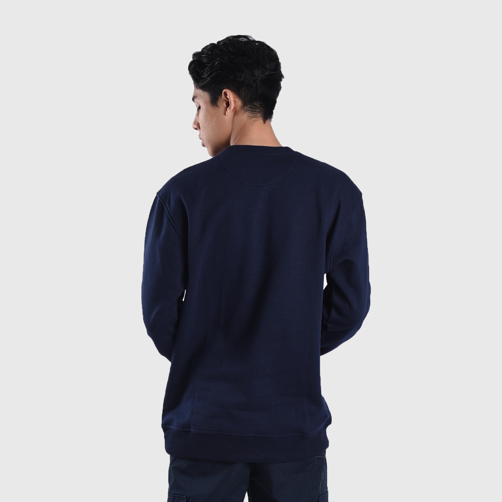 SS423 Navy Glowing Sig Crewneck