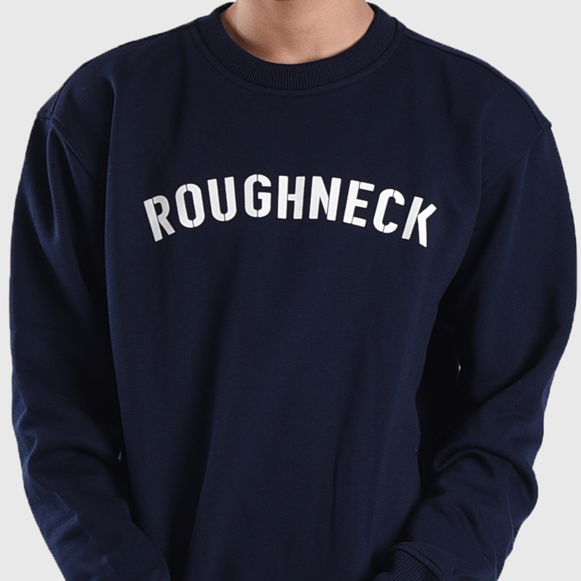 SS423 Navy Glowing Sig Crewneck