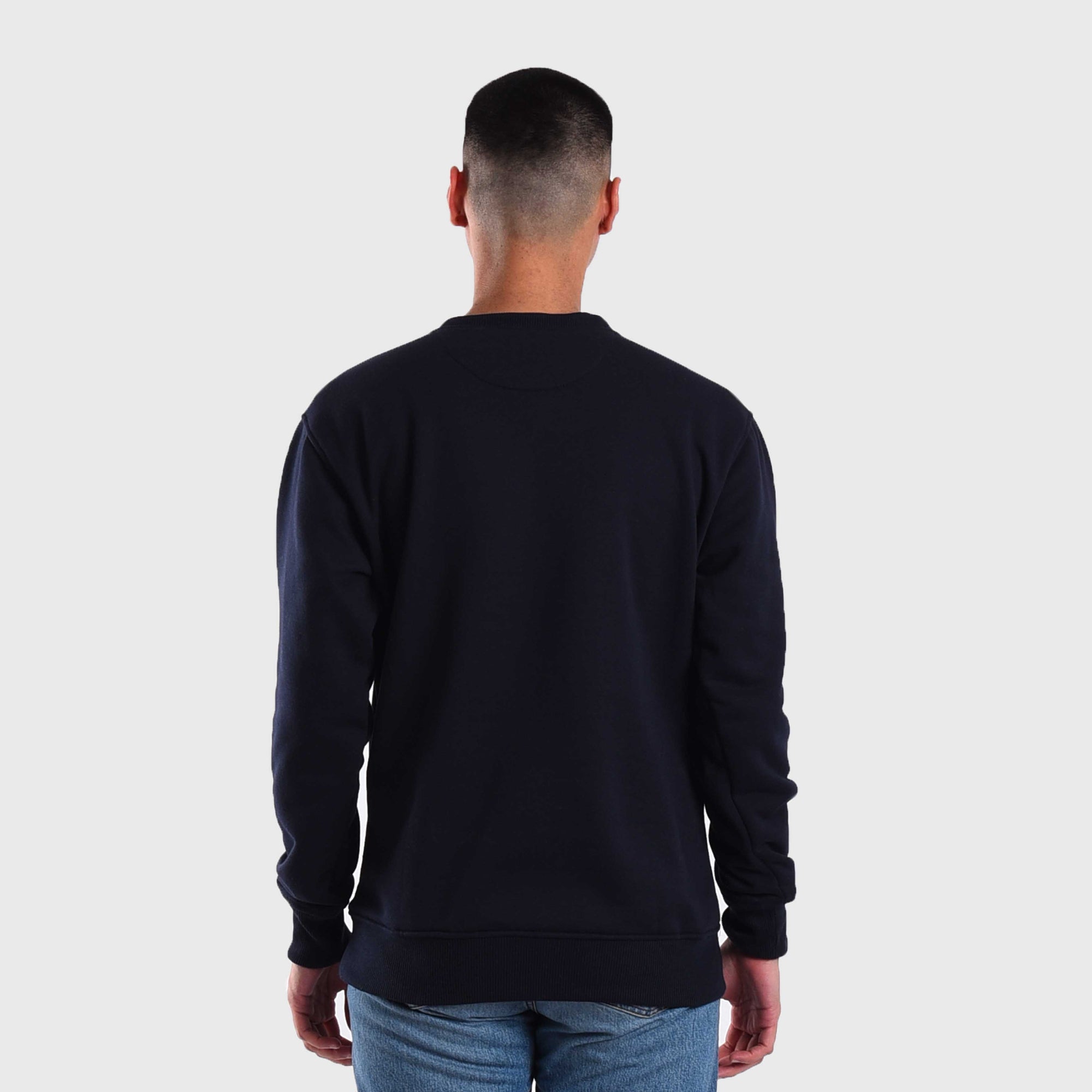 SS498 Navy Eunoia Crewneck