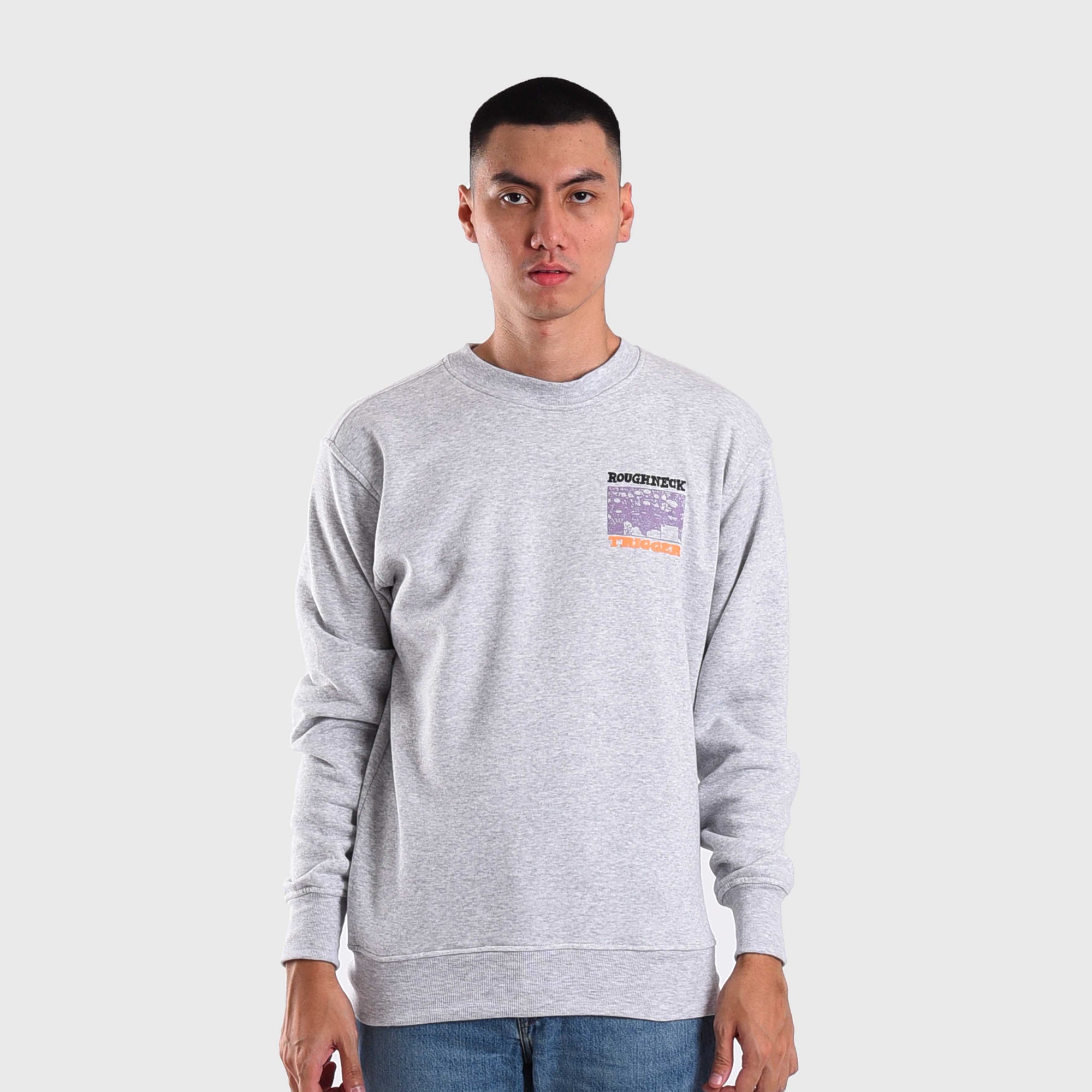 SS509 Grey Trigger Crewneck