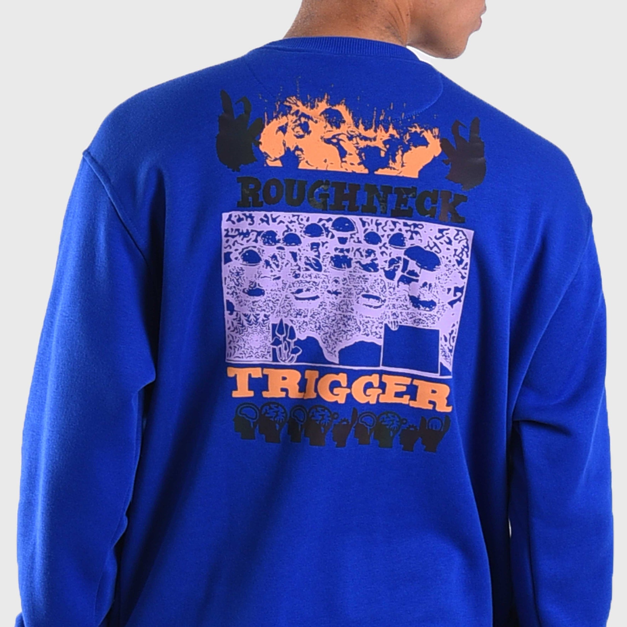 SS510 Oxford Blue Trigger Crewneck