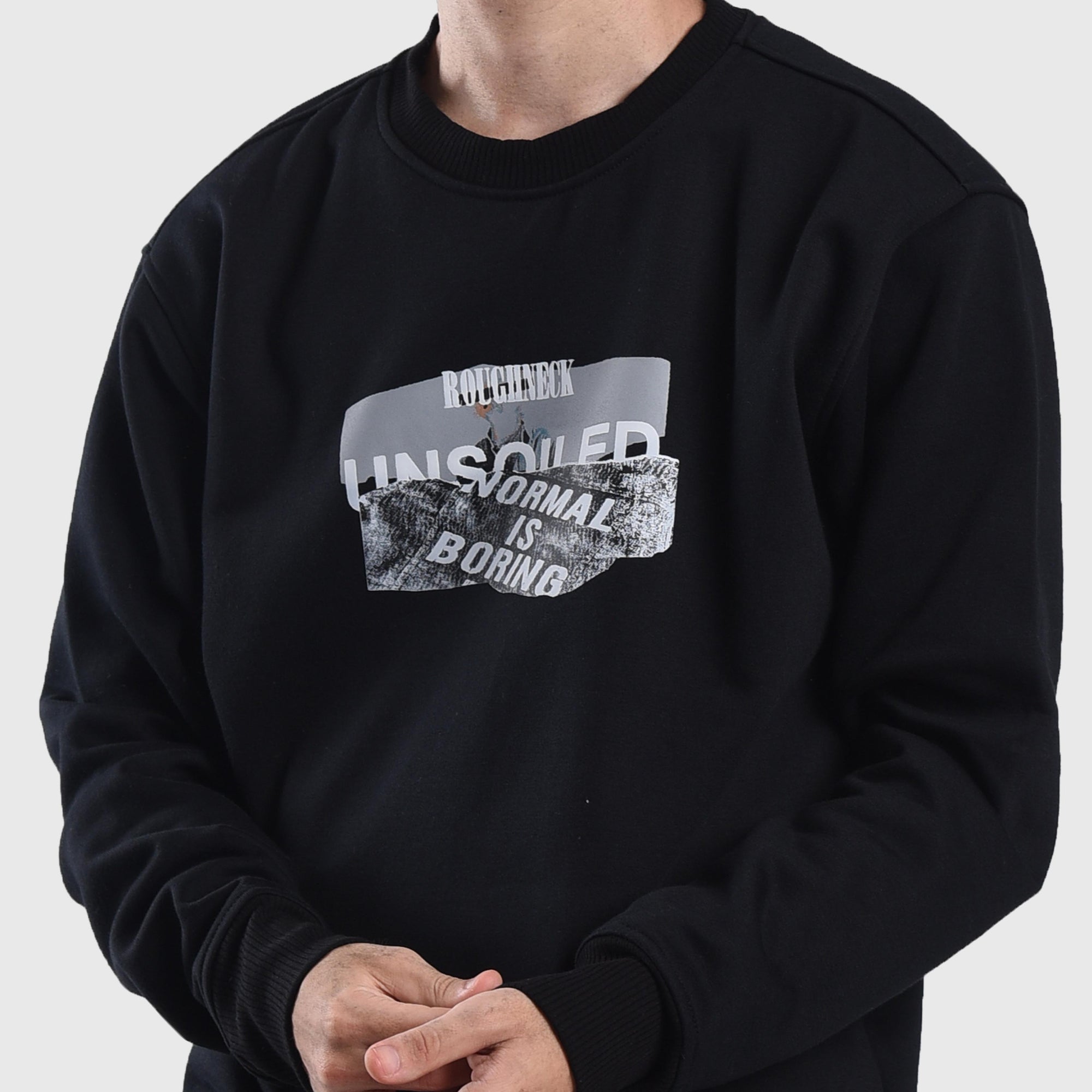 Roughneck SS042 Black Unsoiled Sweatshirt