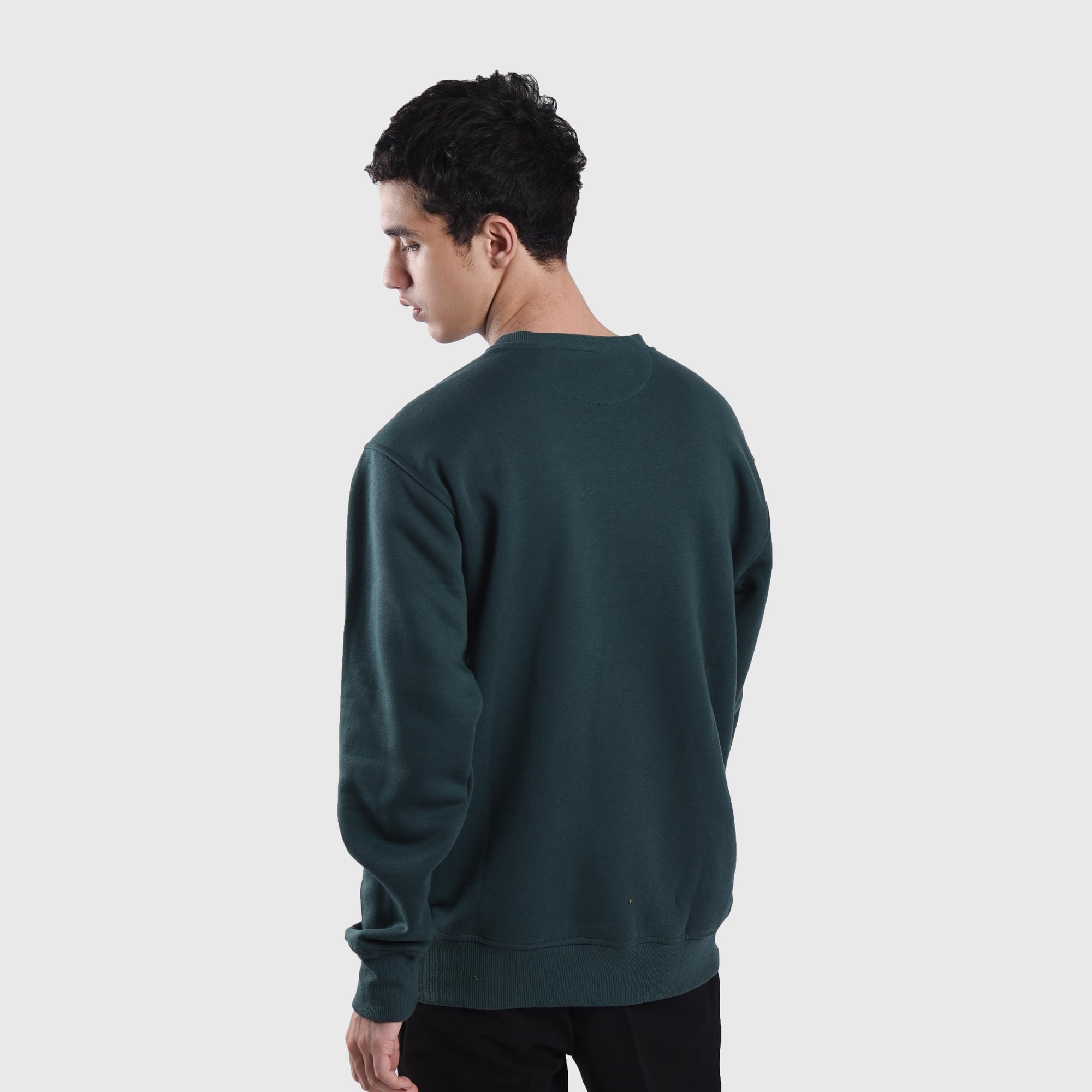 SS075 Green Mini Sig Crewneck