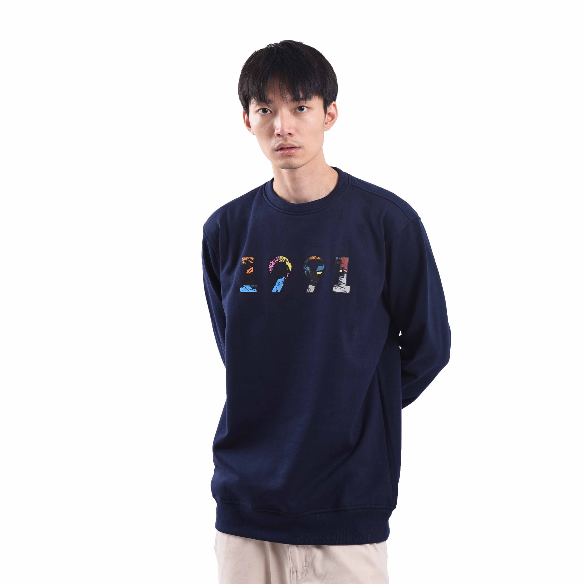 SS138 Navy Killer Clown Crewneck