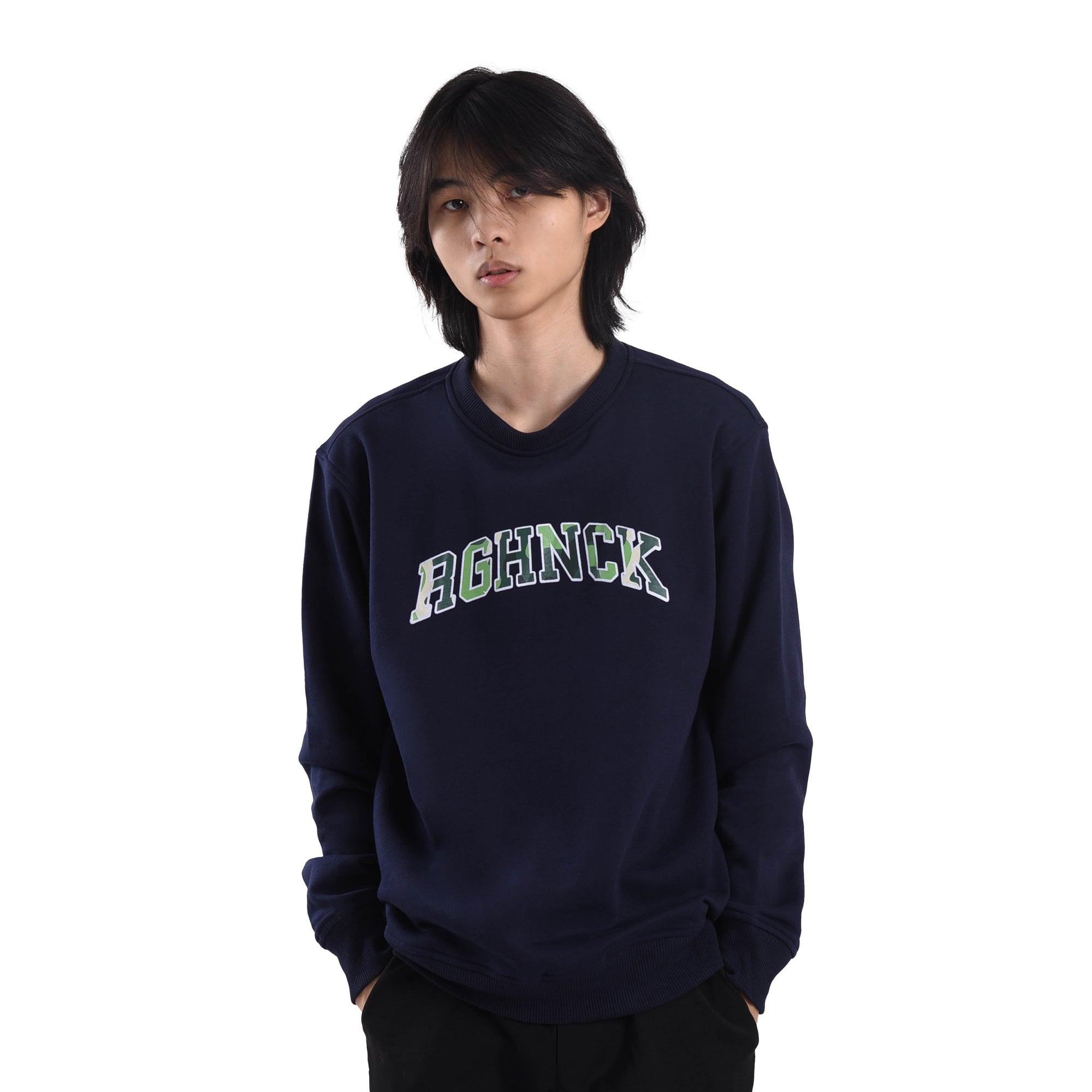 SS139 Navy Military College Crewneck