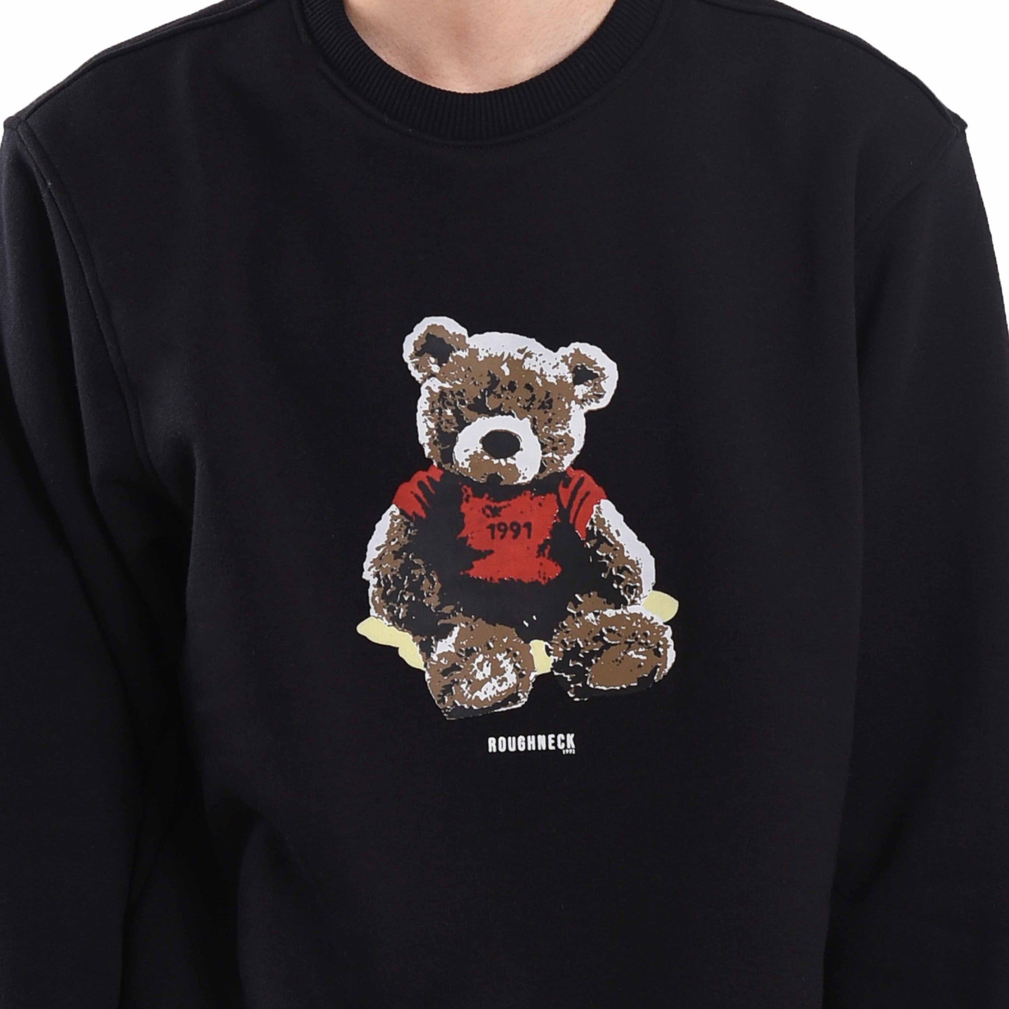 SS143 Black Kiddy Joy Crewneck