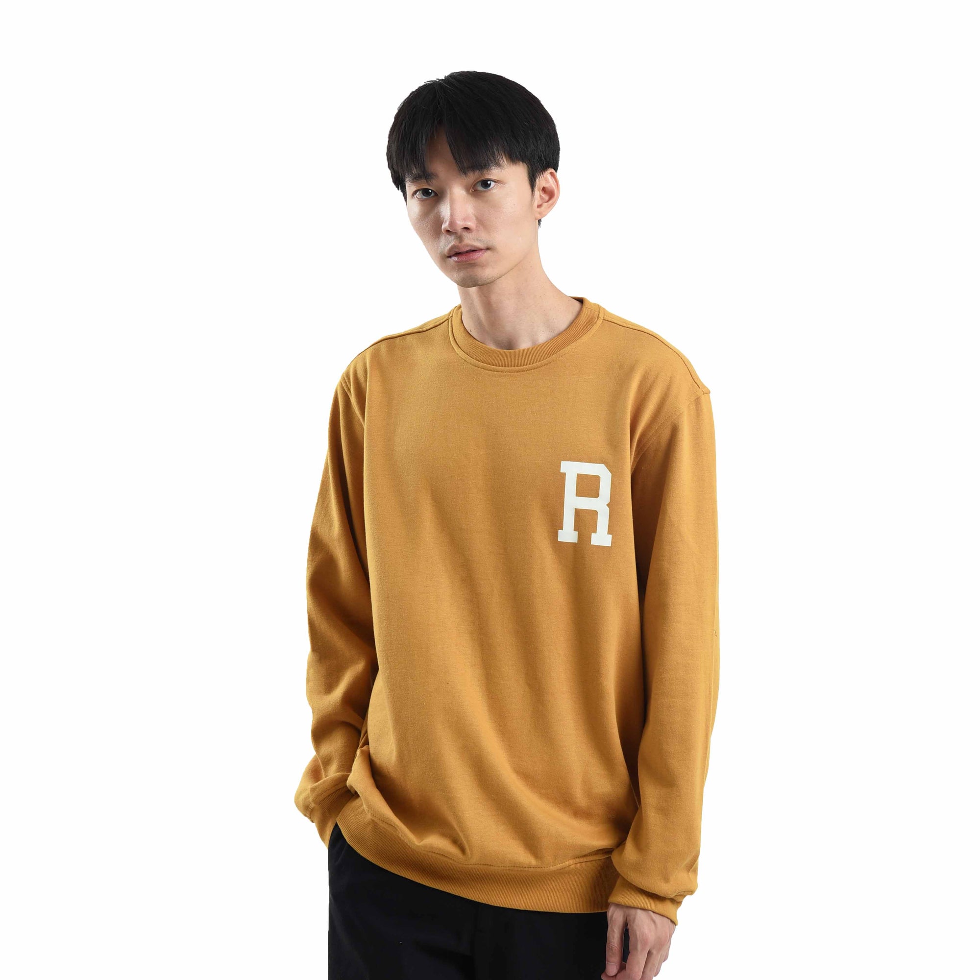 SS160 Mustard Sig R Crewneck