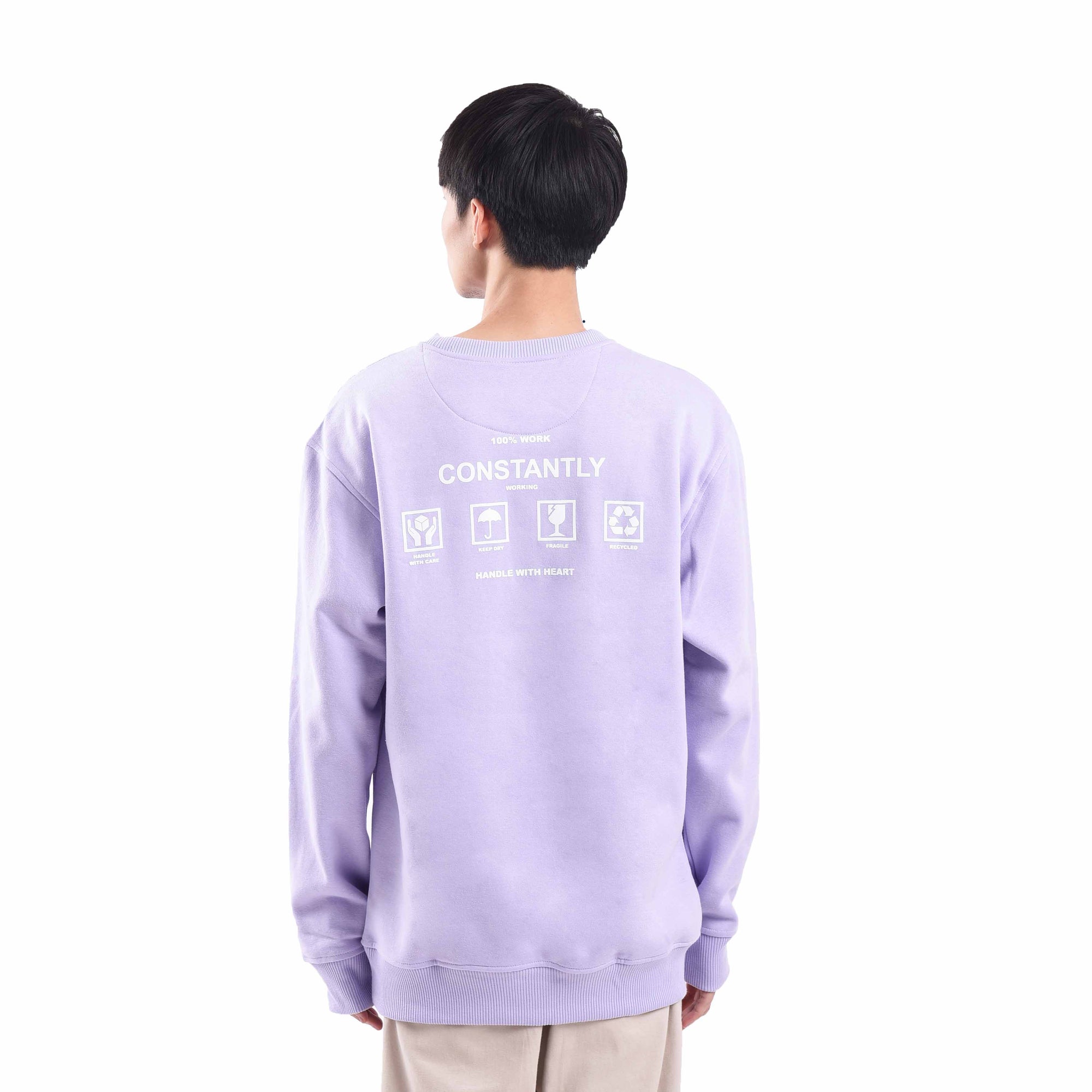 SS166 Lilac Constantly Crewneck