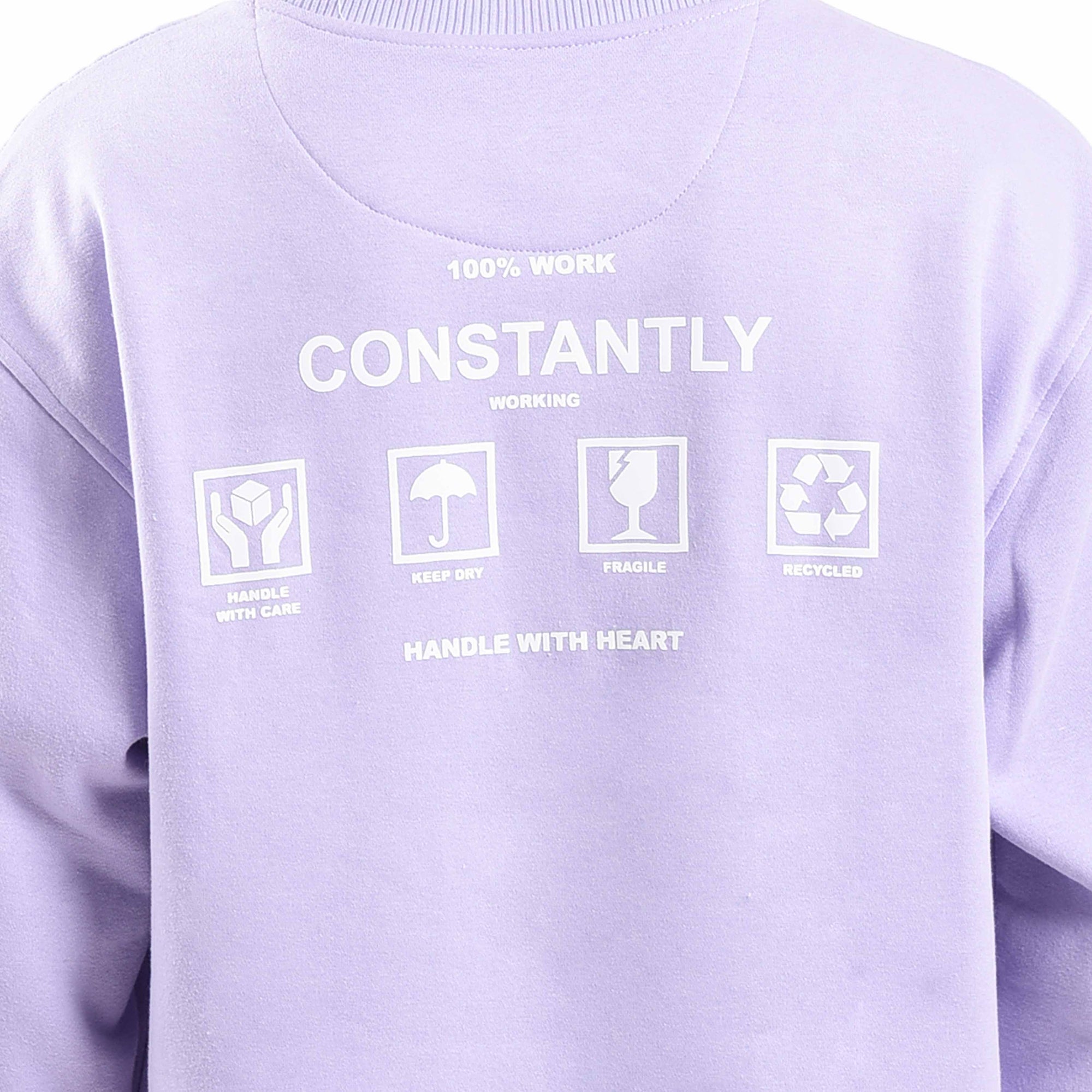 SS166 Lilac Constantly Crewneck