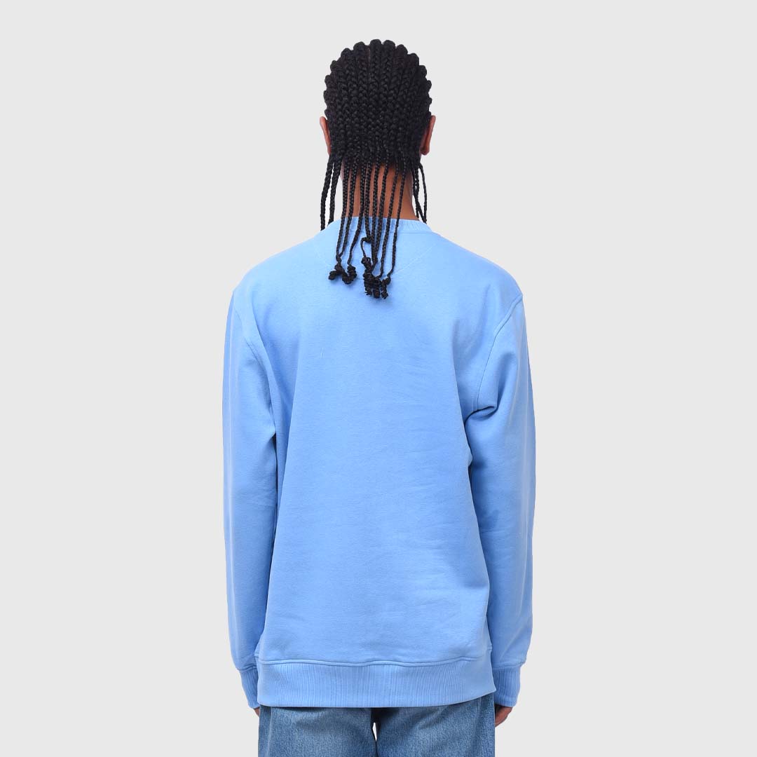 SS180 Steel Blue Jeff Gun Crewneck