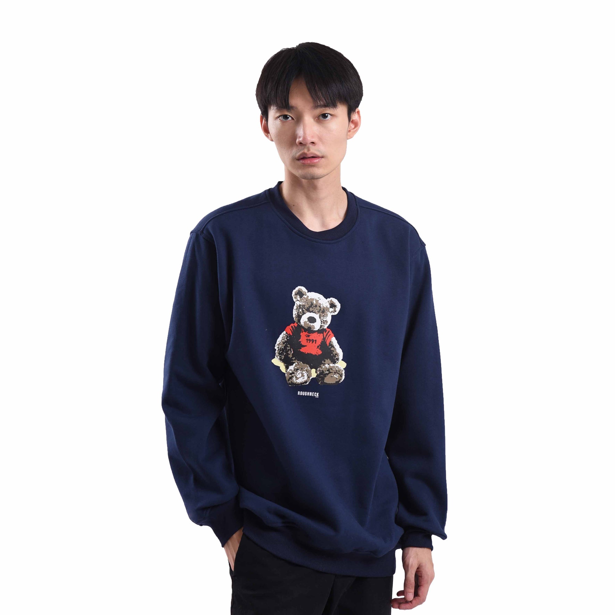 SS187 Navy Kiddy Joy Crewneck