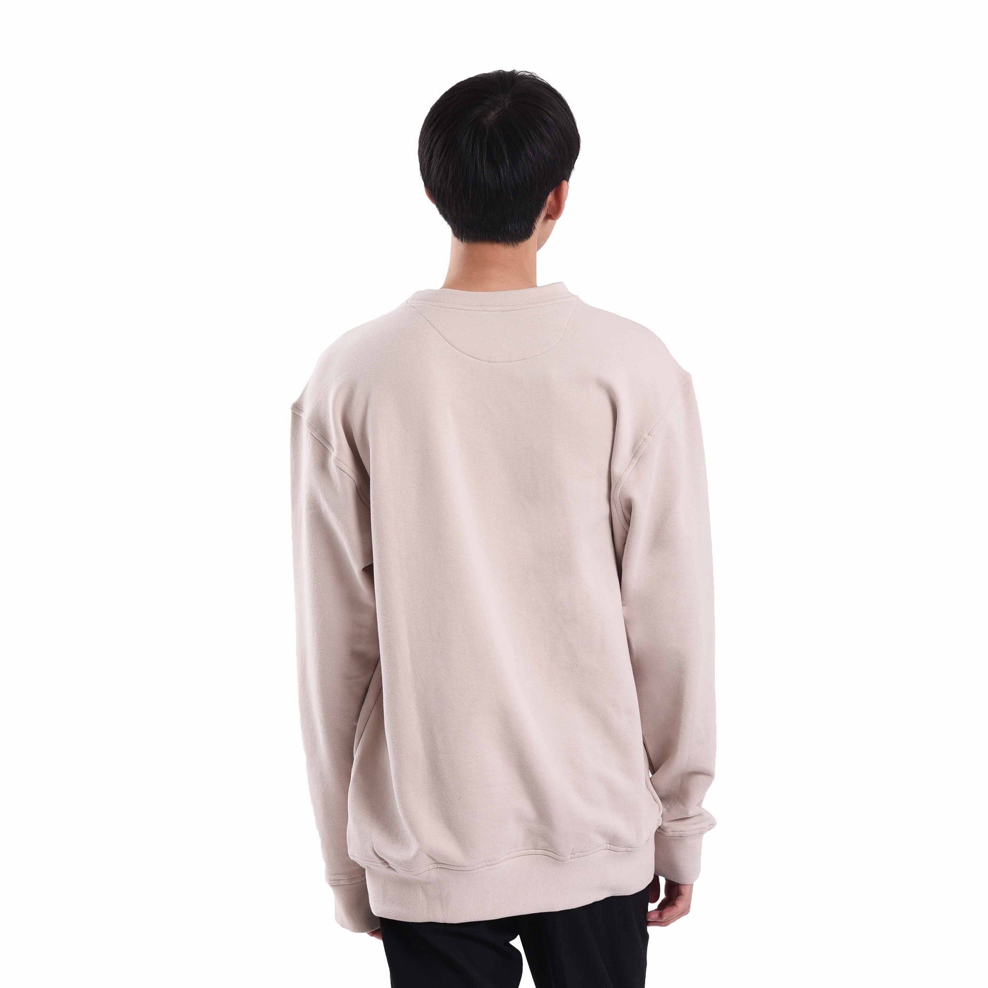 SS203 Abalong Grey Sig R Crewneck