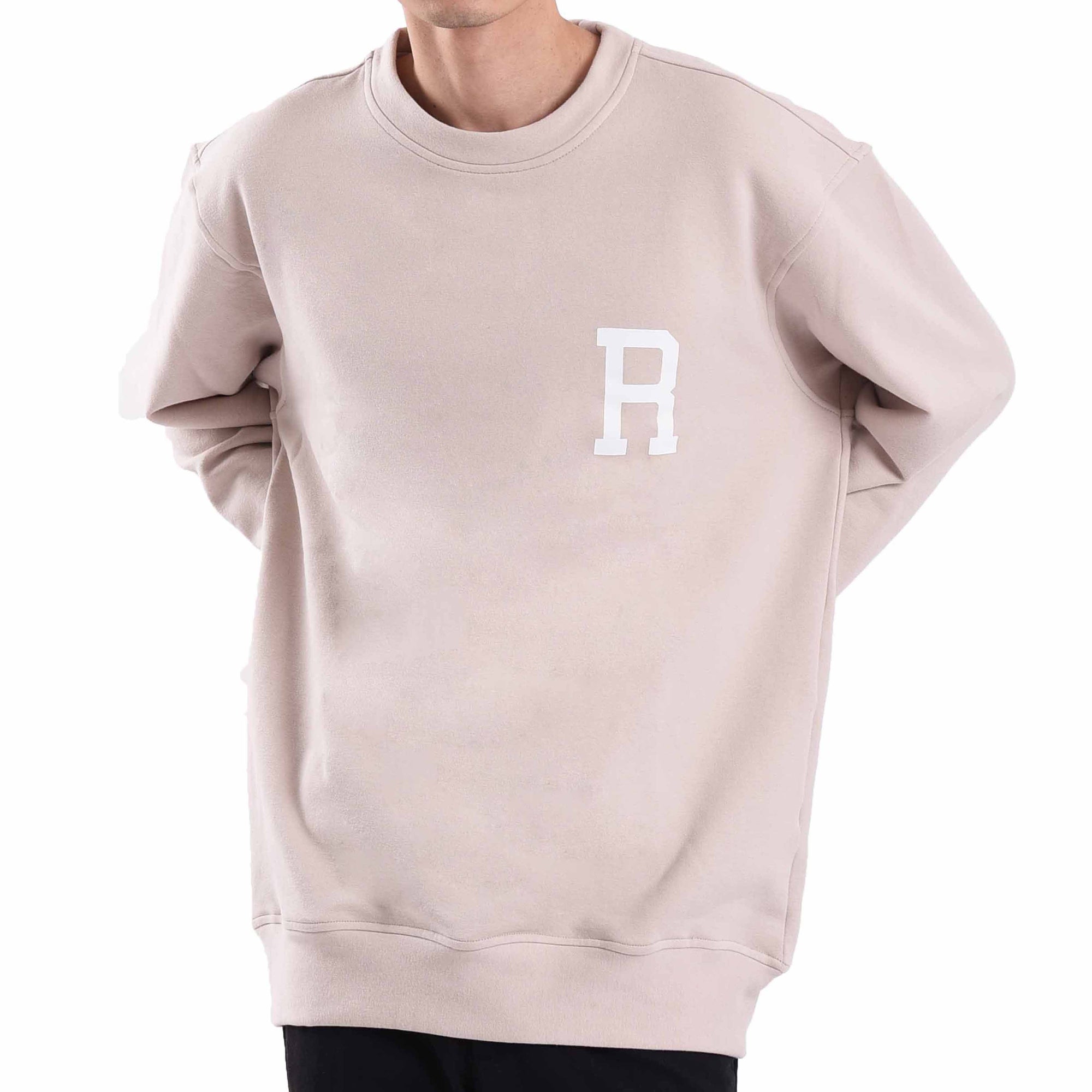 SS203 Abalong Grey Sig R Crewneck