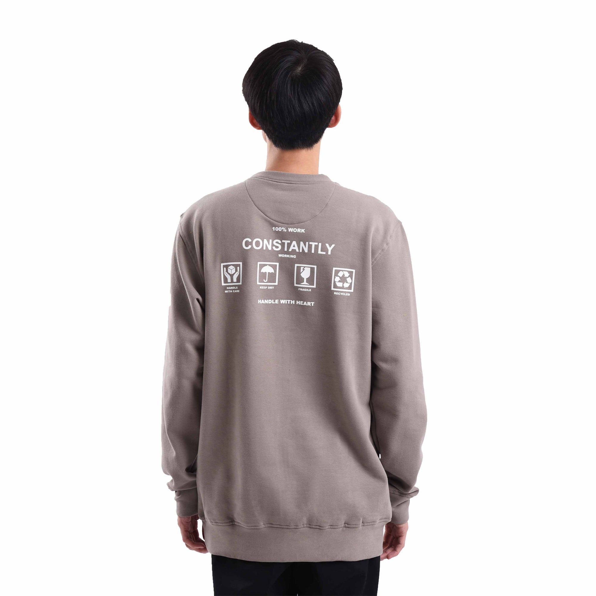 SS221 Bluf Grey Constantly Crewneck