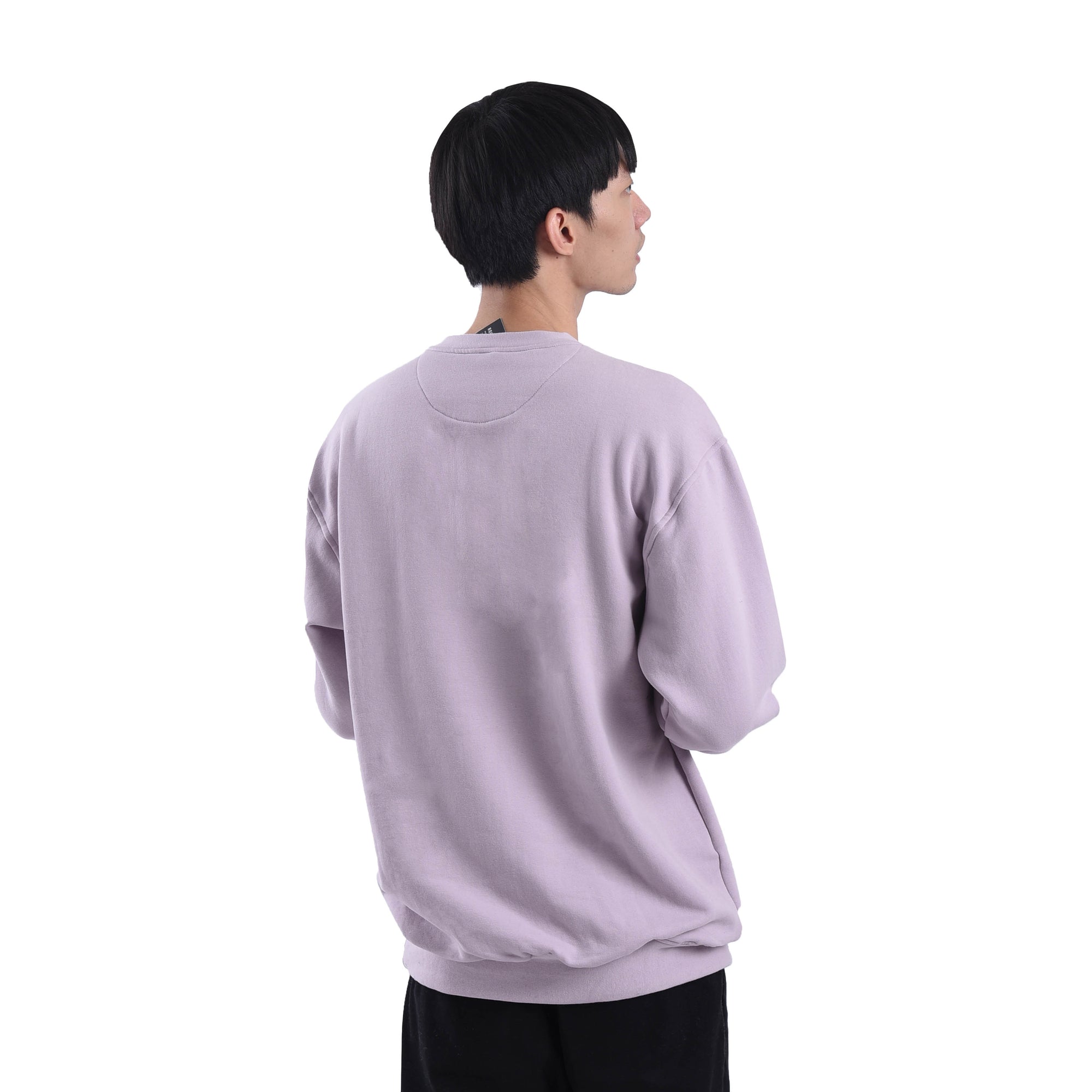 SS227 Thistle Mini Sig White Crewneck