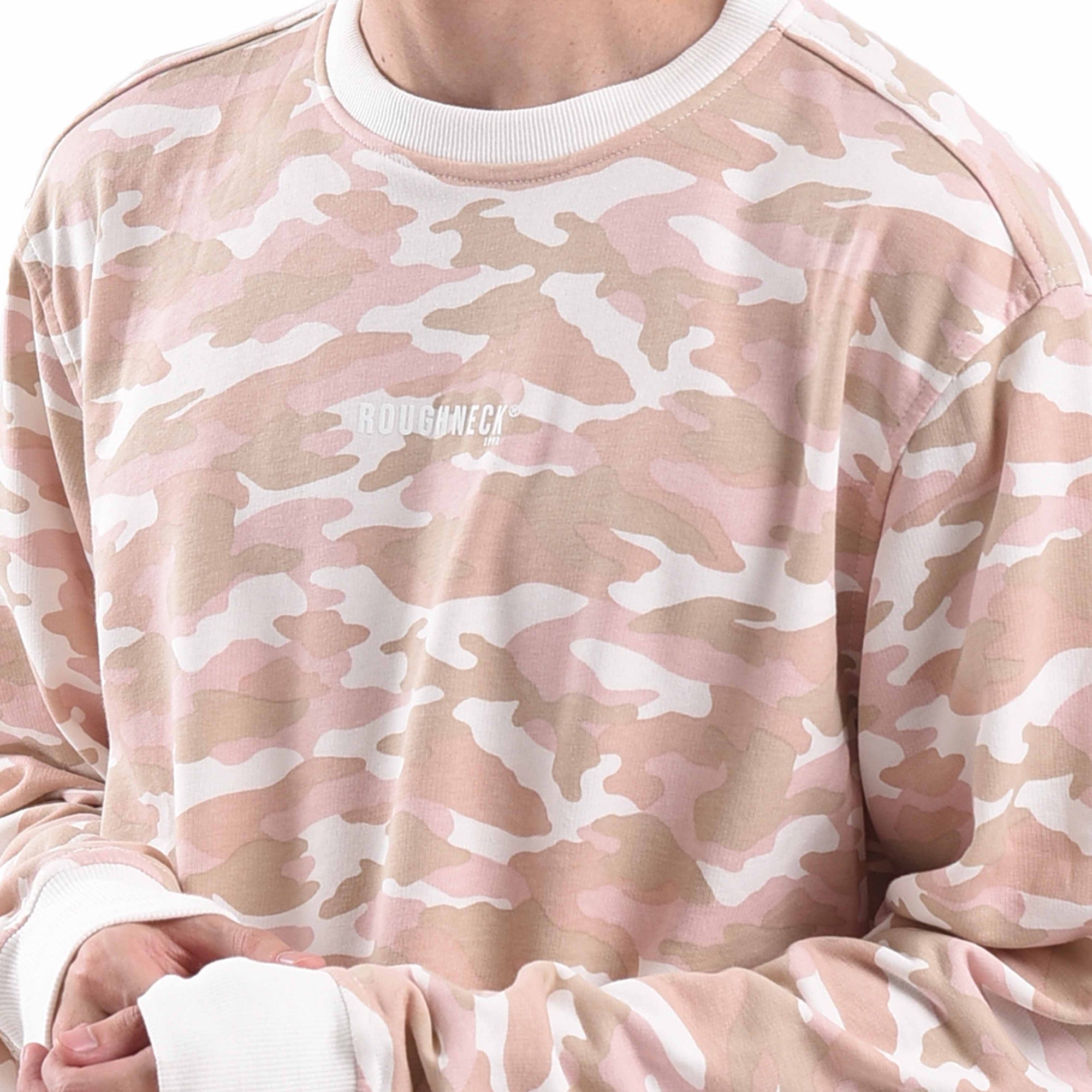 SS267 Cambodia Camo Mini Sig White Crewneck