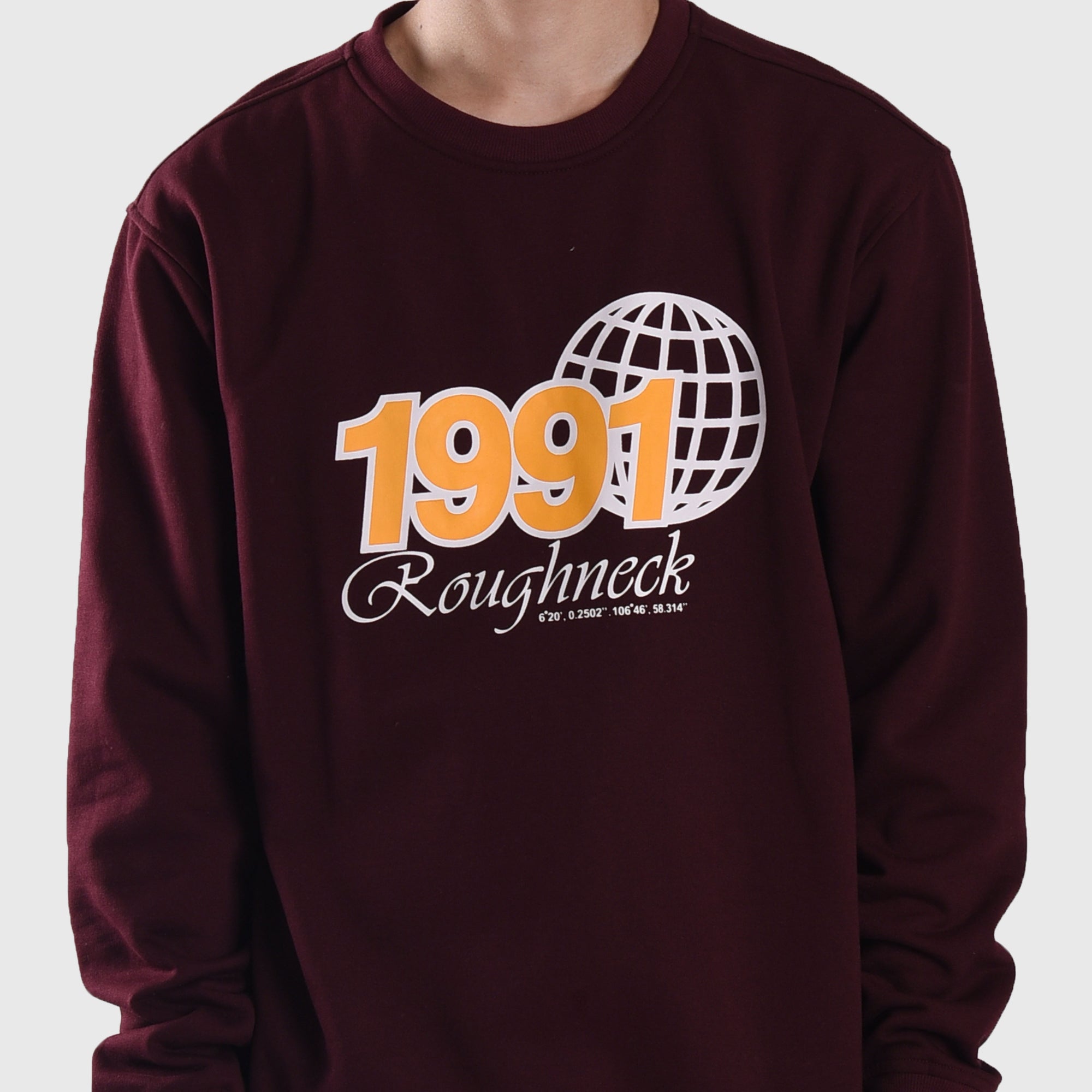 SS342 1991 Nationale Maroon Crewneck