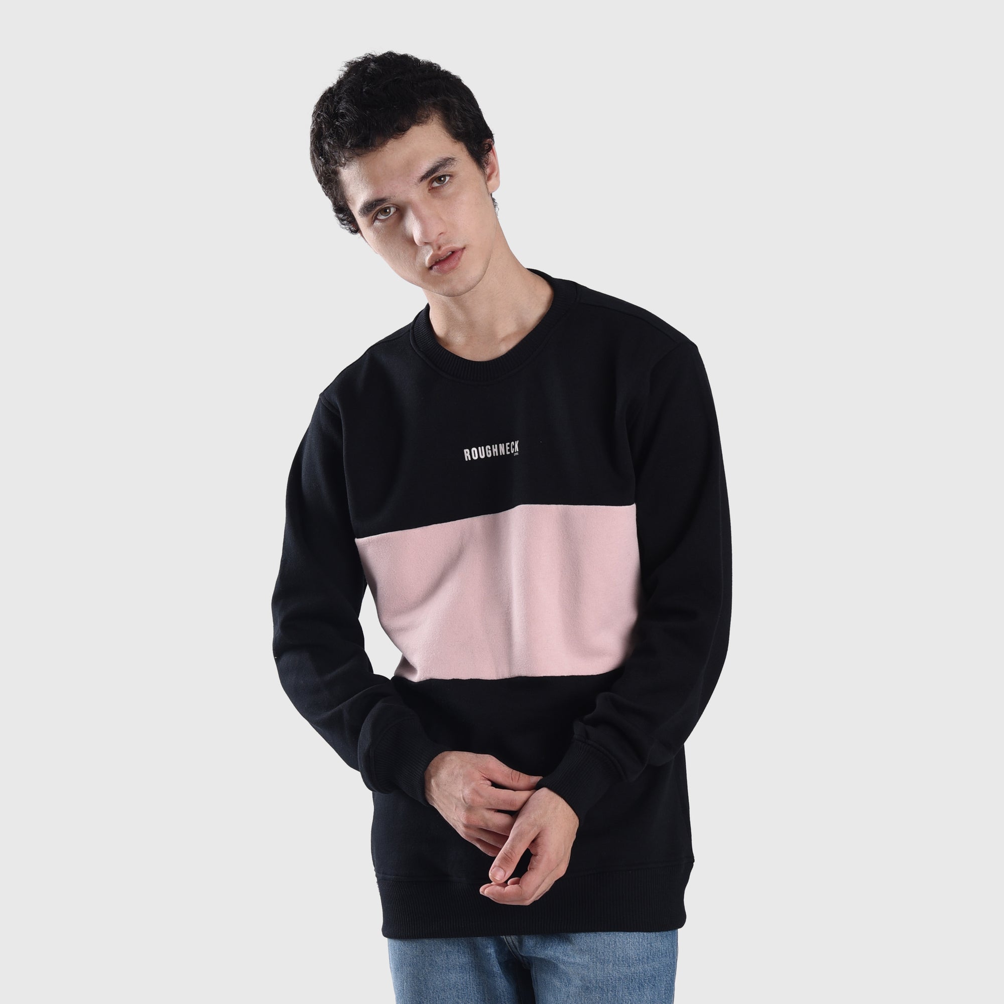 SS408 Black Line Up Crewneck