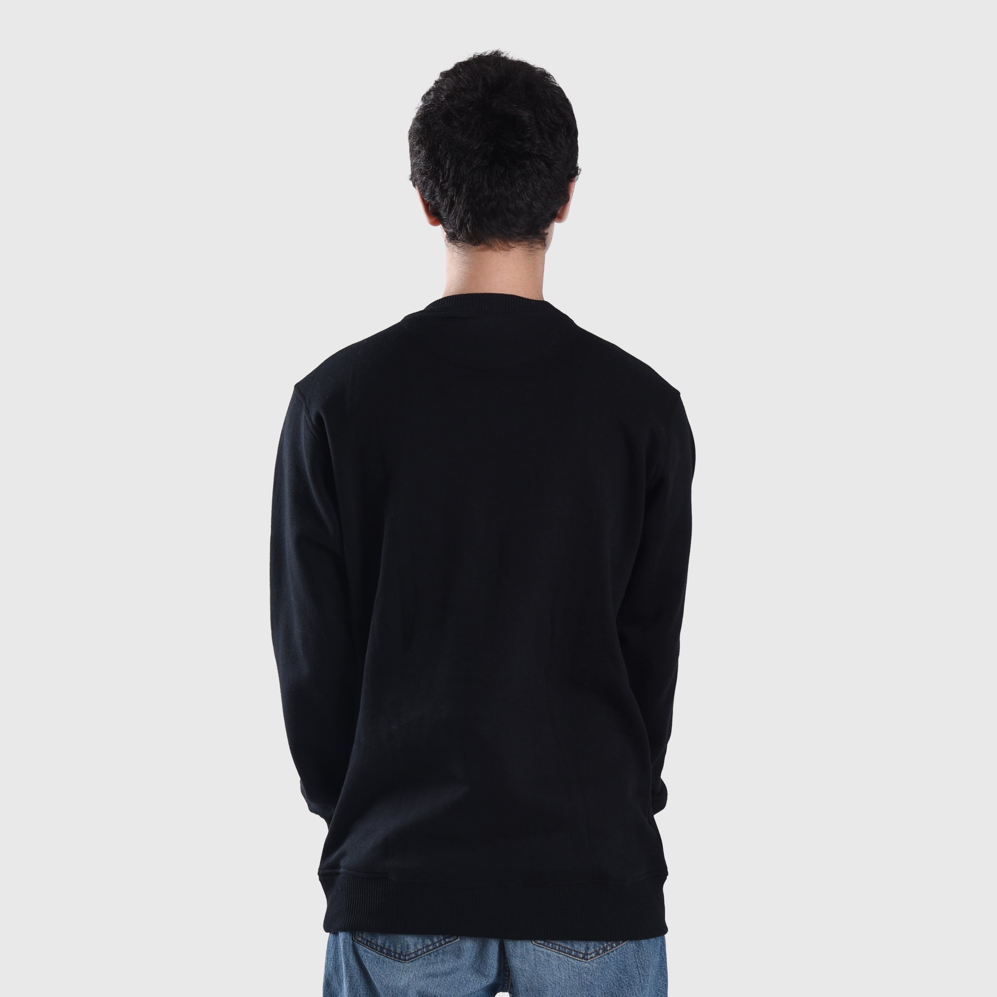 SS408 Black Line Up Crewneck