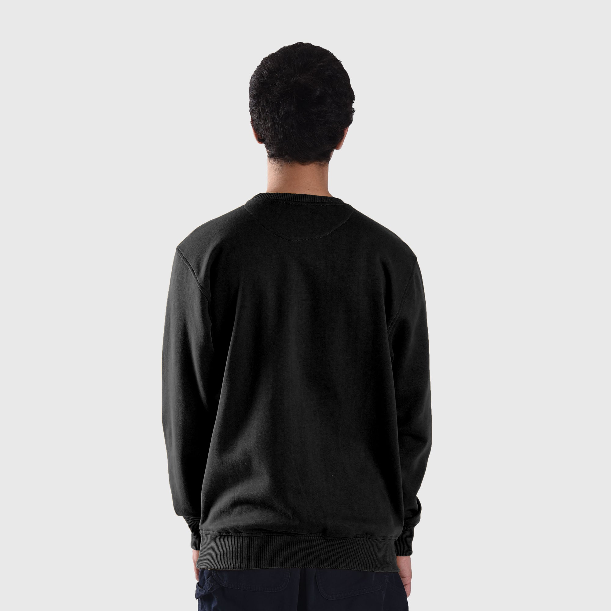 Roughneck SS416 Baseball Black Crewneck