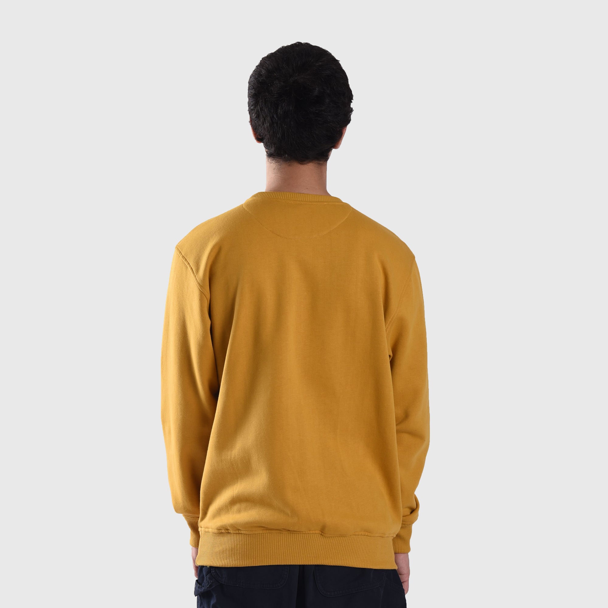 SS419 Baseball Mustard Crewneck