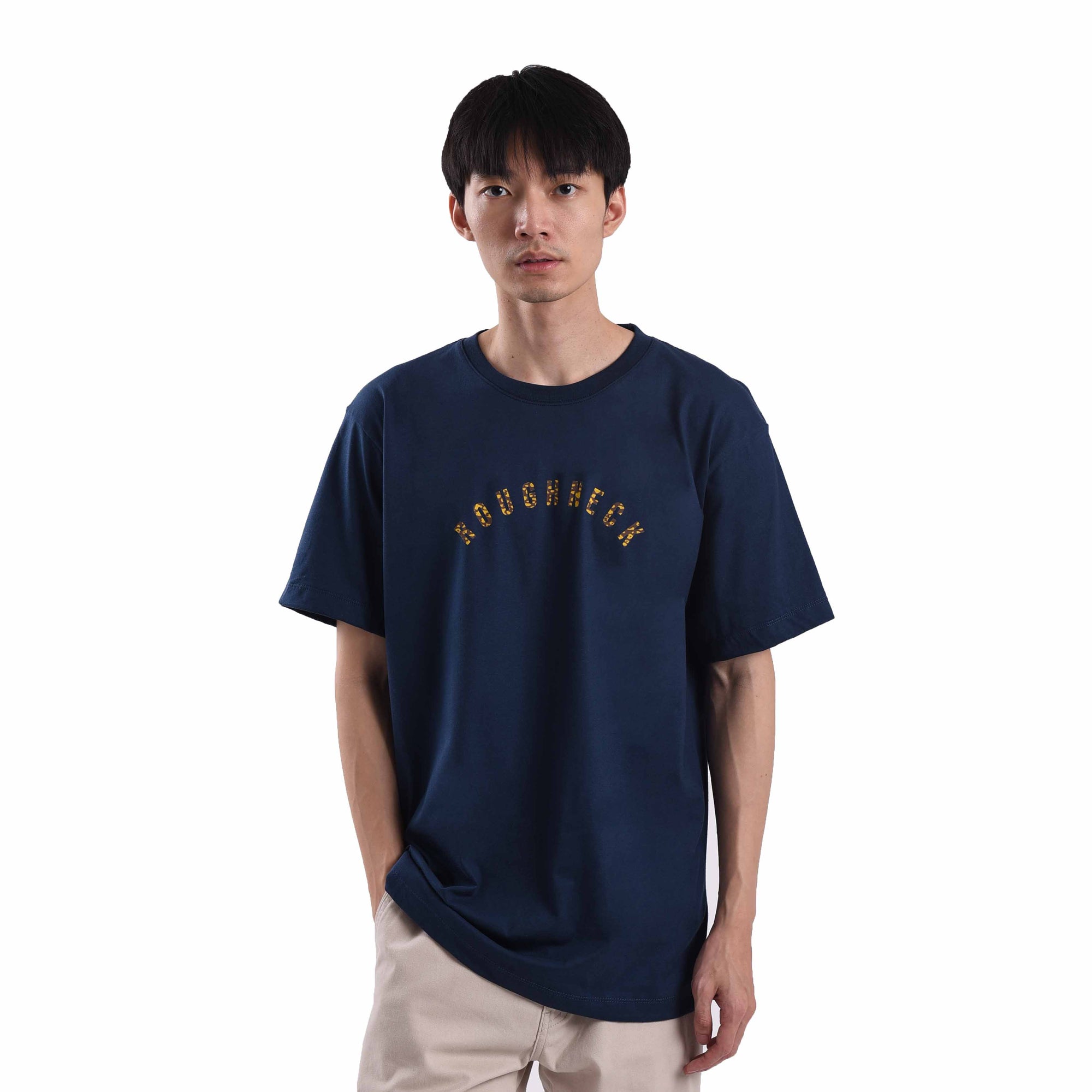 T206 Navy Sig Giraffe Tshirt