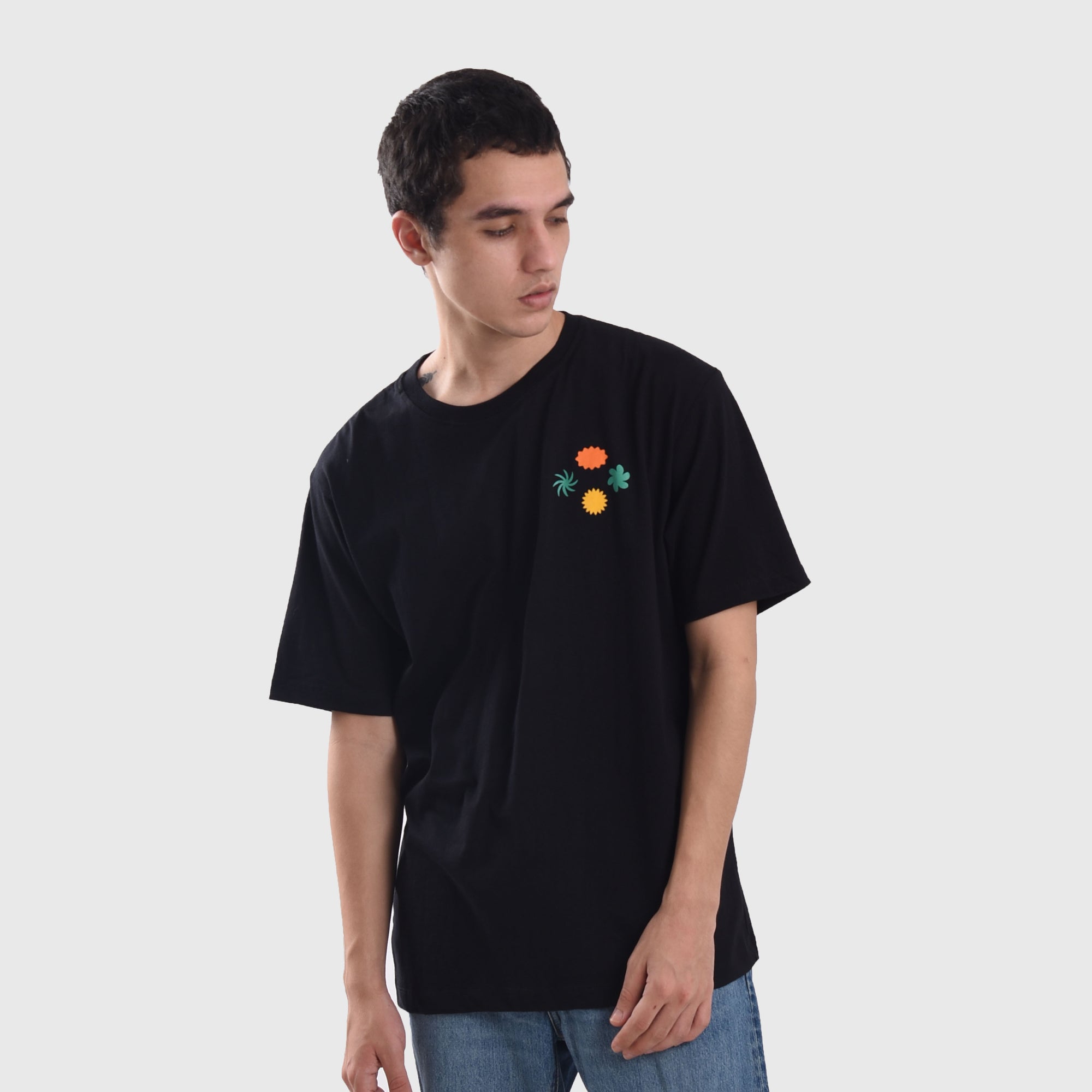 T301 Black Visualized Tshirt