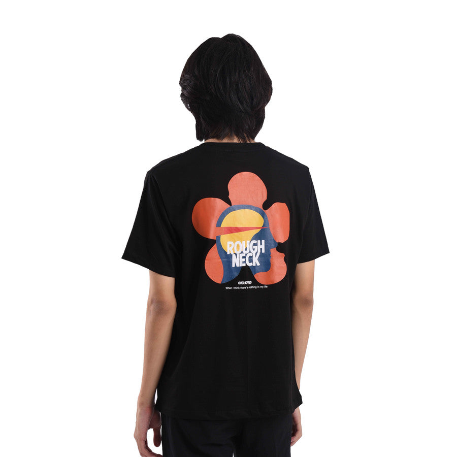 T411 Black Overjoyed Tshirt