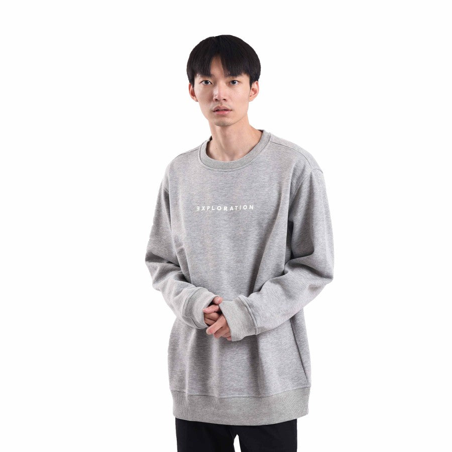 SS244 Misty Grey Explore Crewneck