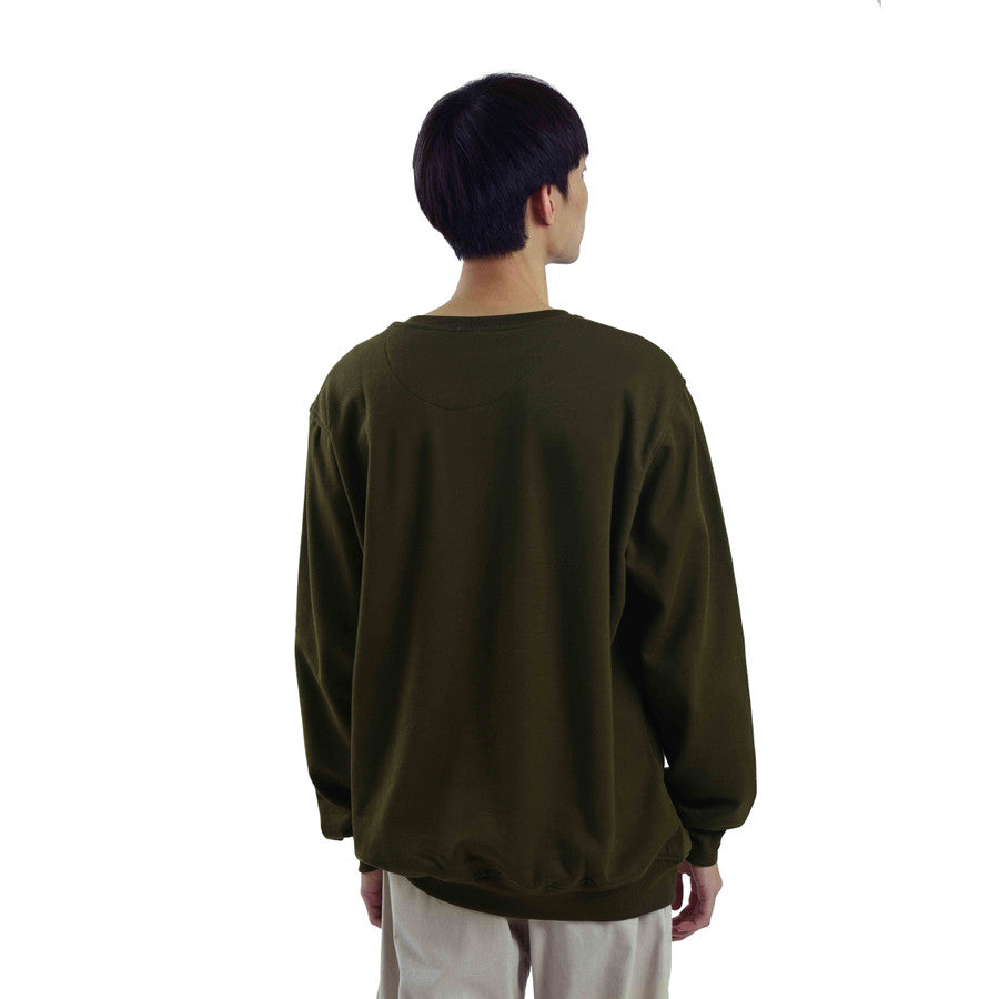 SS045 Army Mini Sig White Sweatshirt