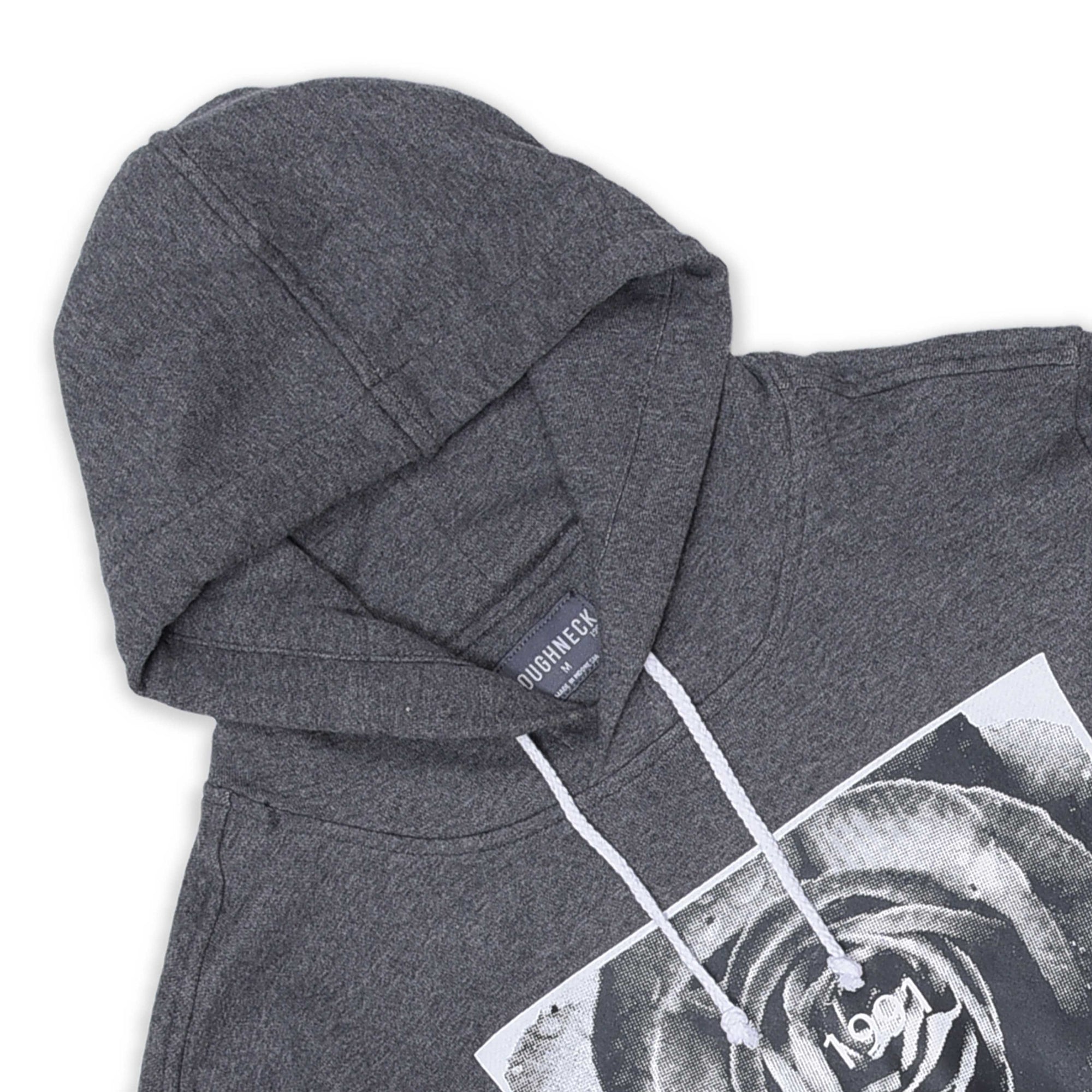 Roughneck H047 Grey Black Rose Hoodie