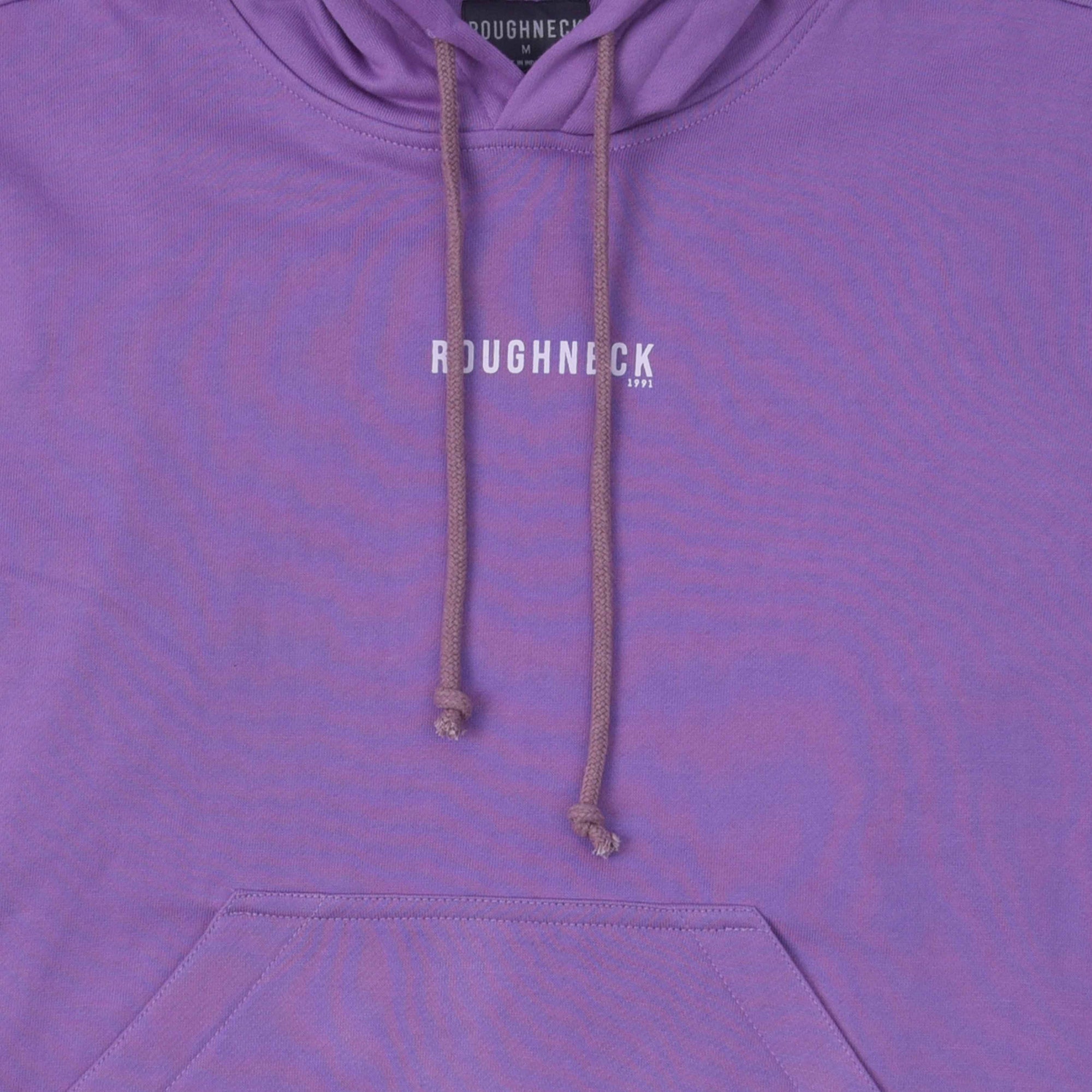 Roughneck H343 Amethyst Mini Sig White Hoodie