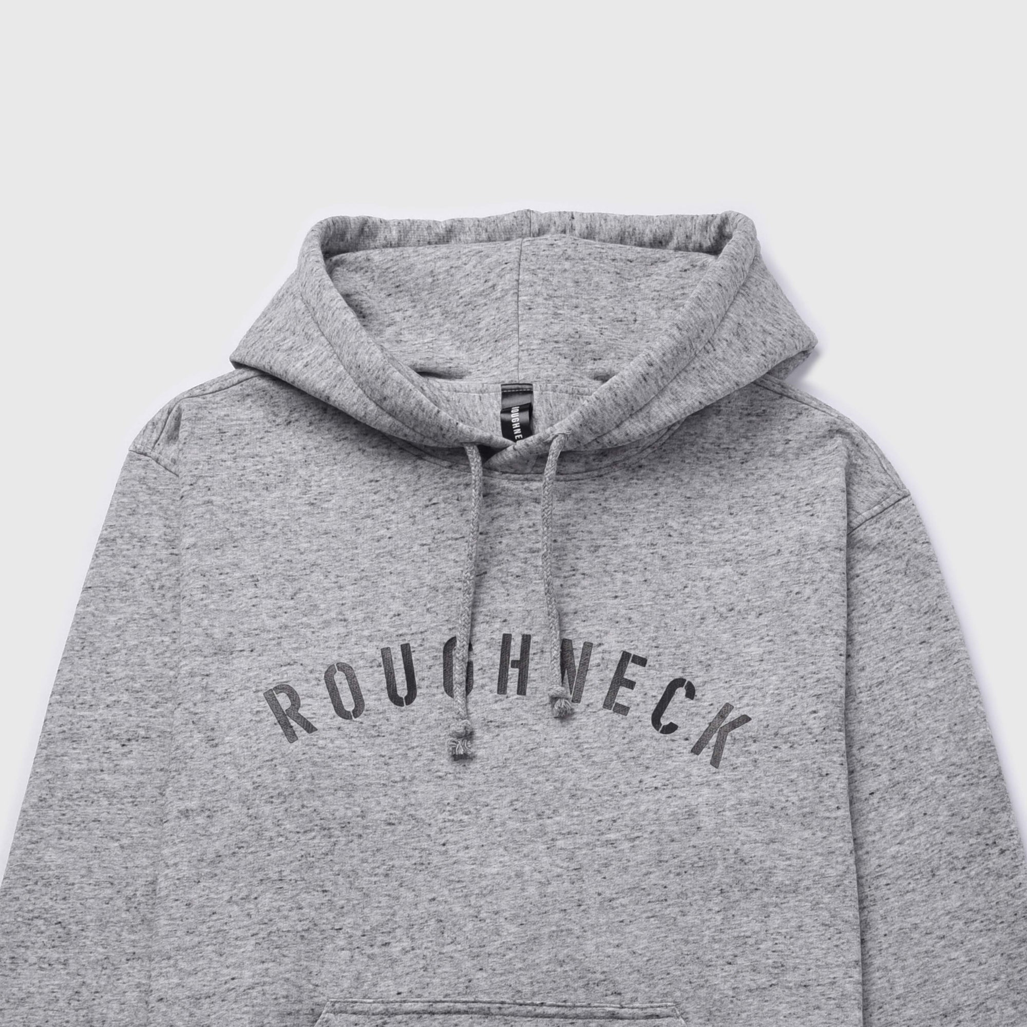 H375 Dotted Grey Sig Black Hoodie