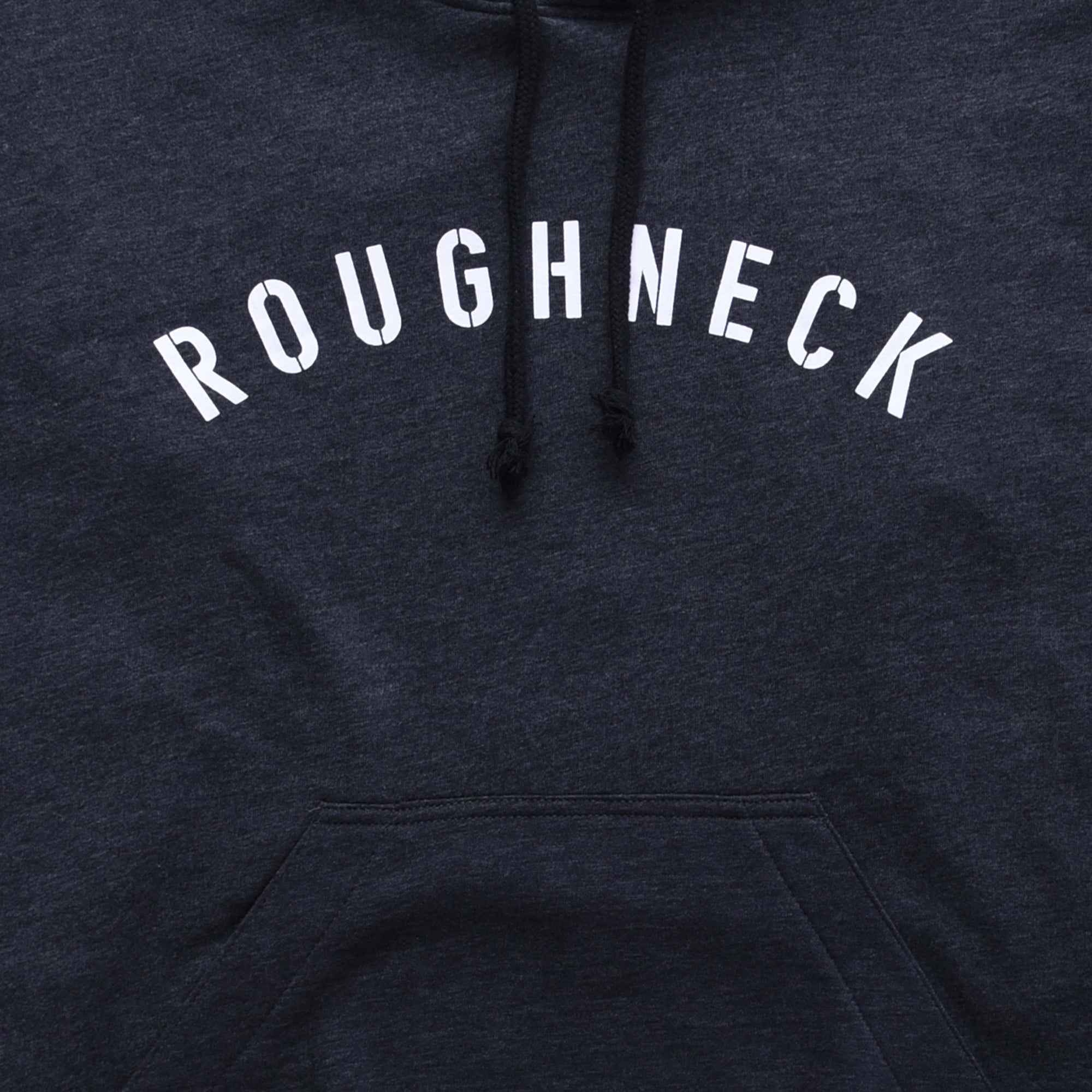 Roughneck H184 Dark Grey Sig White Hoodie