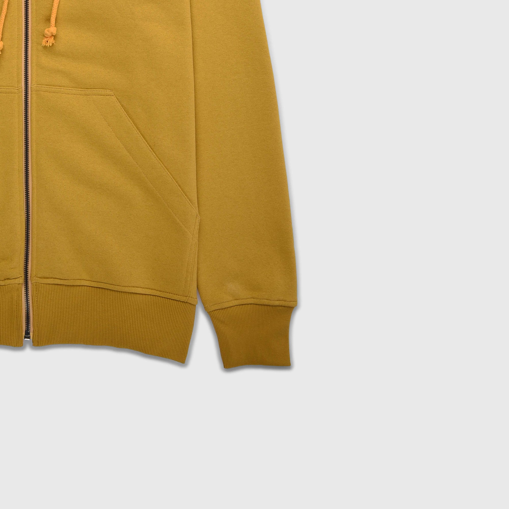 Roughneck HZ002 Mustard Mini Sig Black Zipper Hoodie