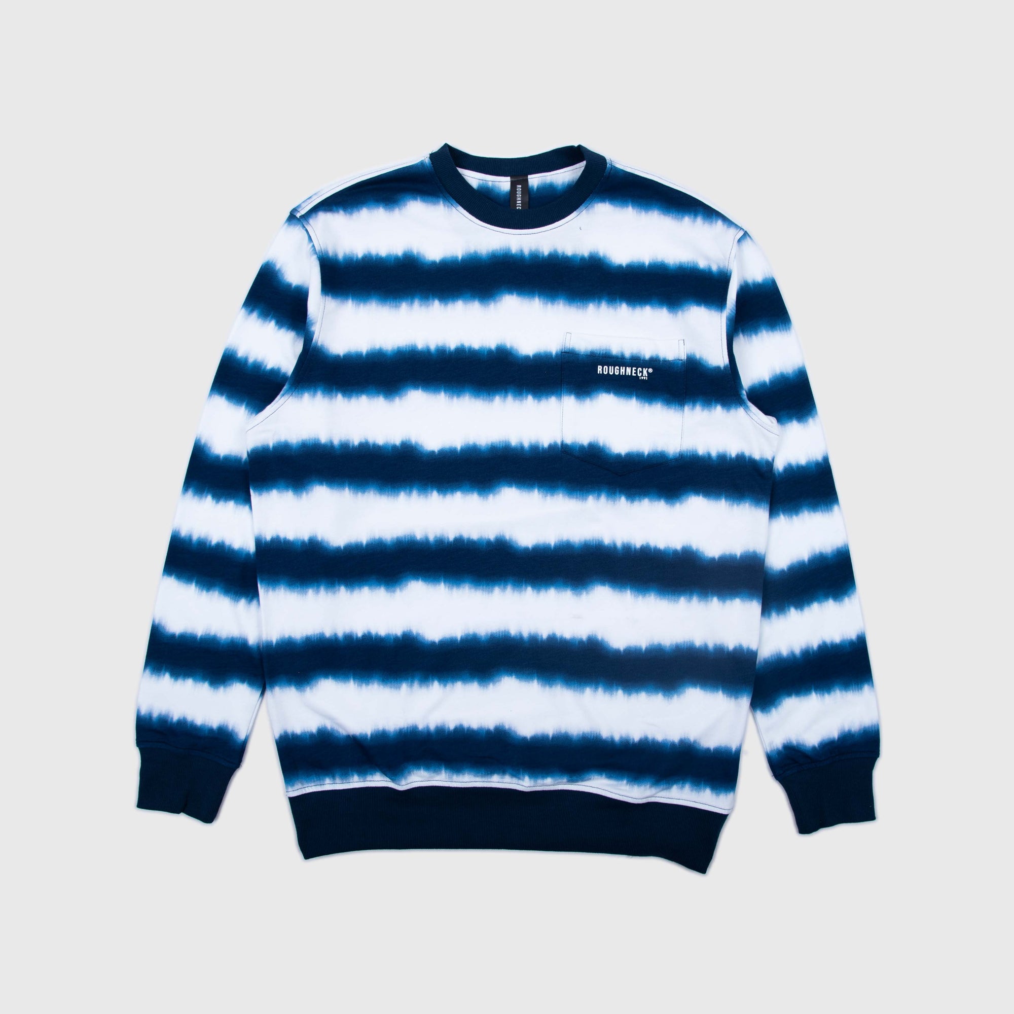 Roughneck CD037 Indigo Dye Jossie Crewneck