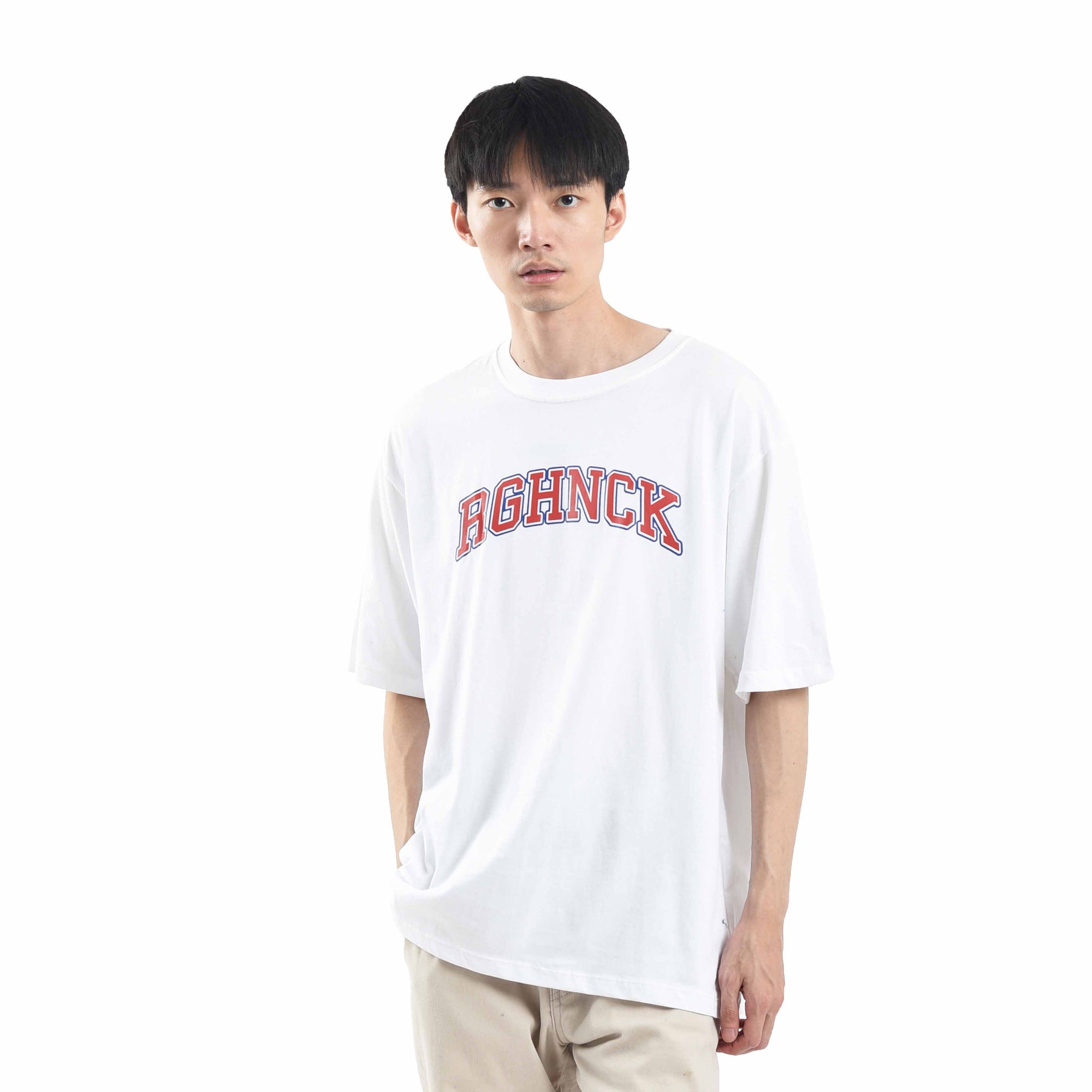 T052 White College City Tshirt