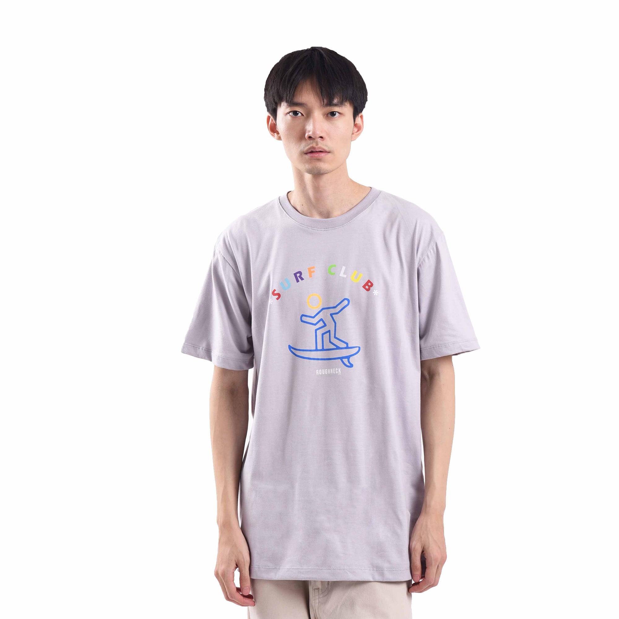 T533 Grey Surf Club Tshirt