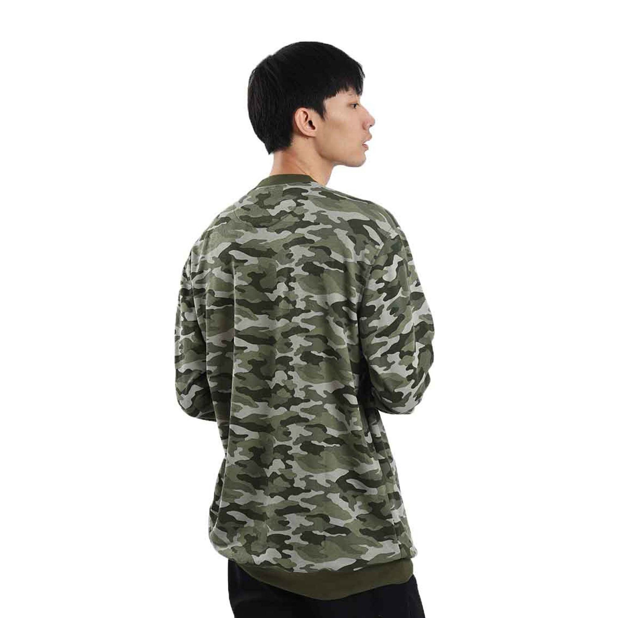 SS270 Olive Camo Jossie Crewneck