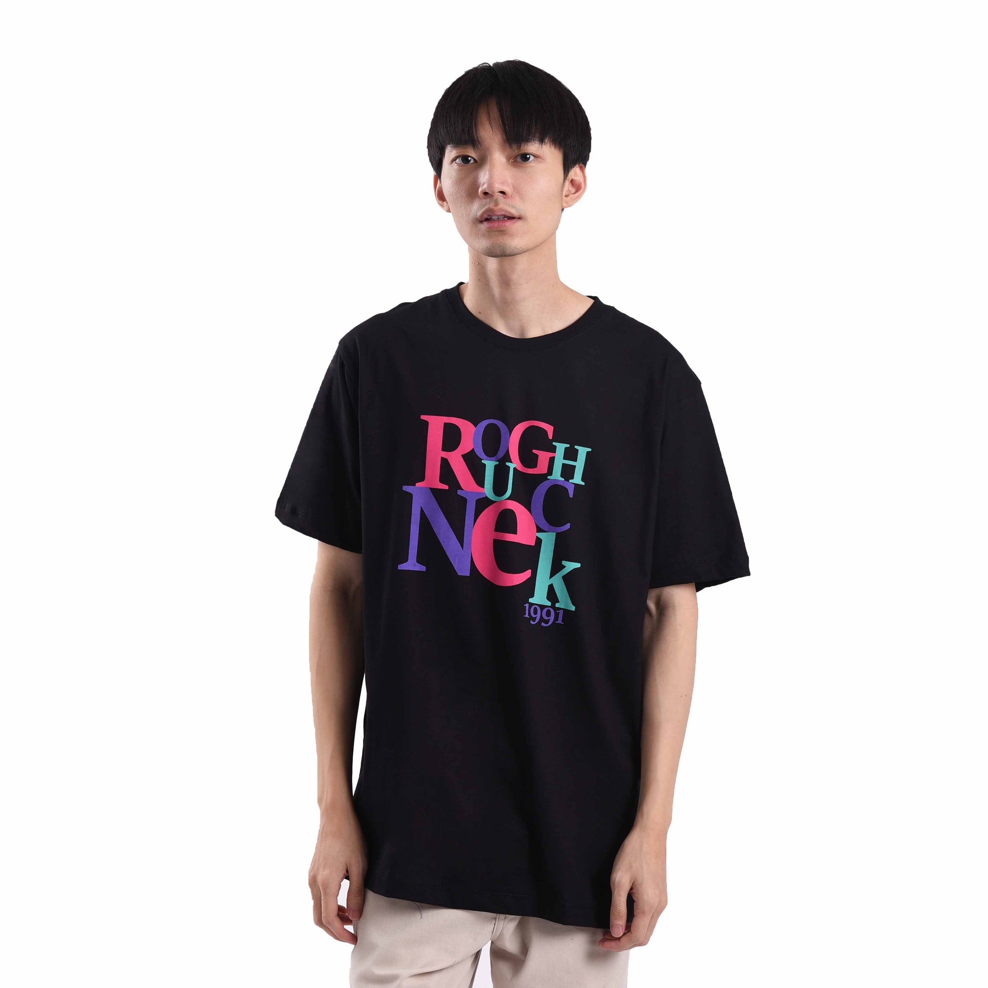 T179 Black Lollytype Tshirt