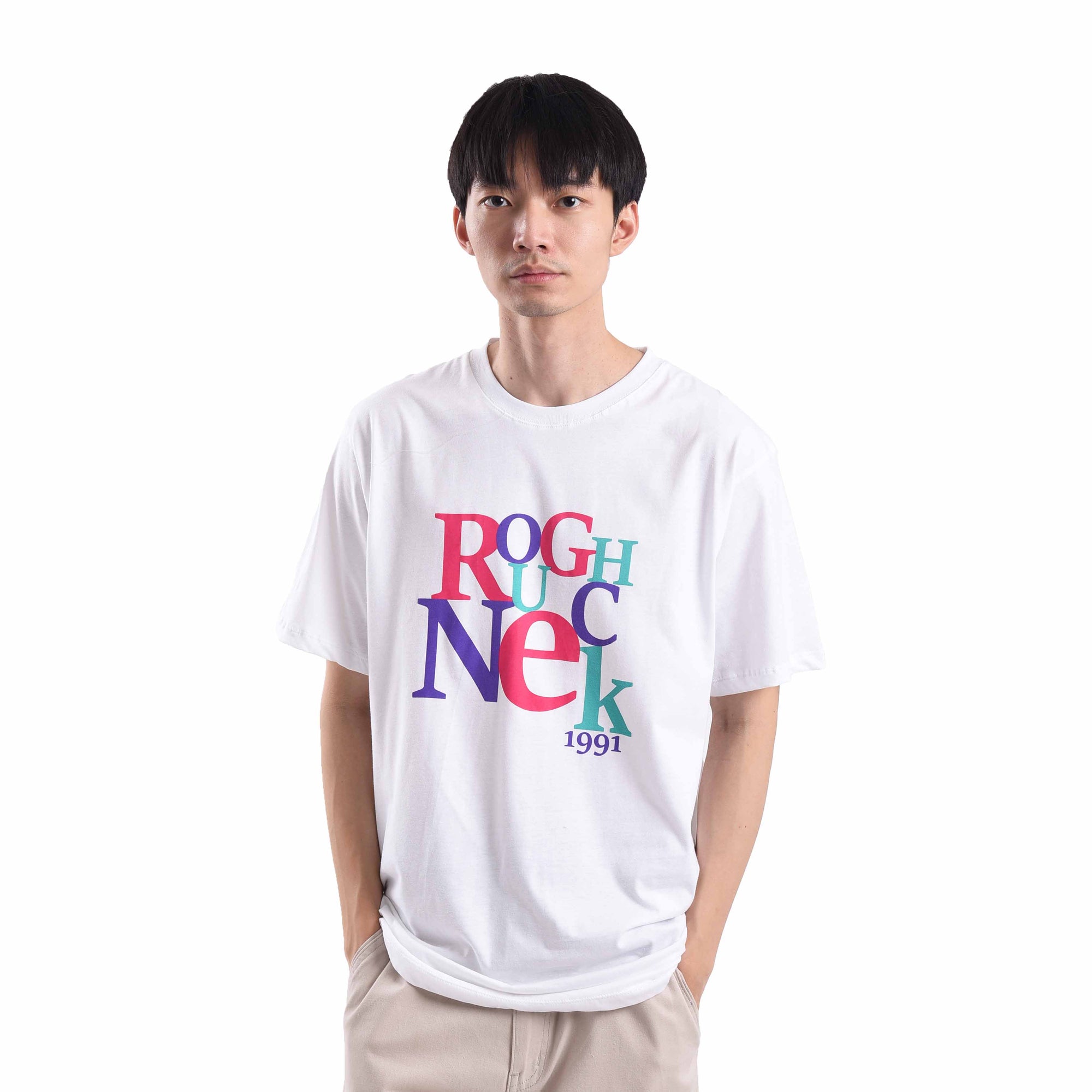 T180 White Lollytype Tshirt