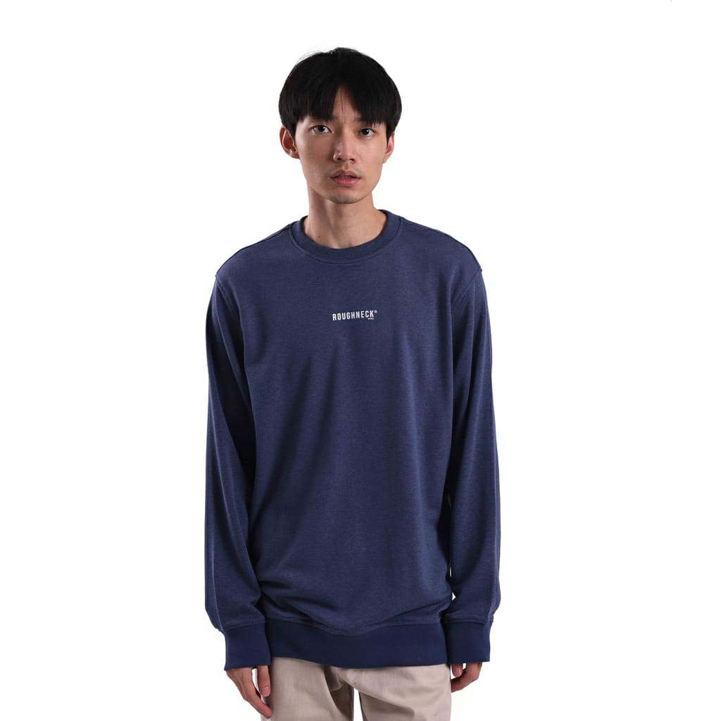 CT003 Sapphire Mini Sig White Crewneck