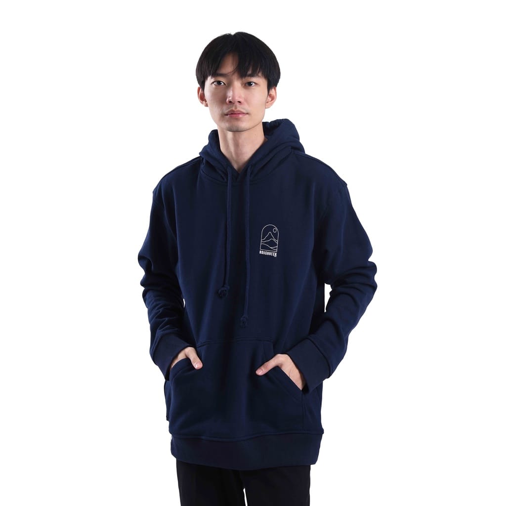H537 Navy Mountain Afternoon Hoodie