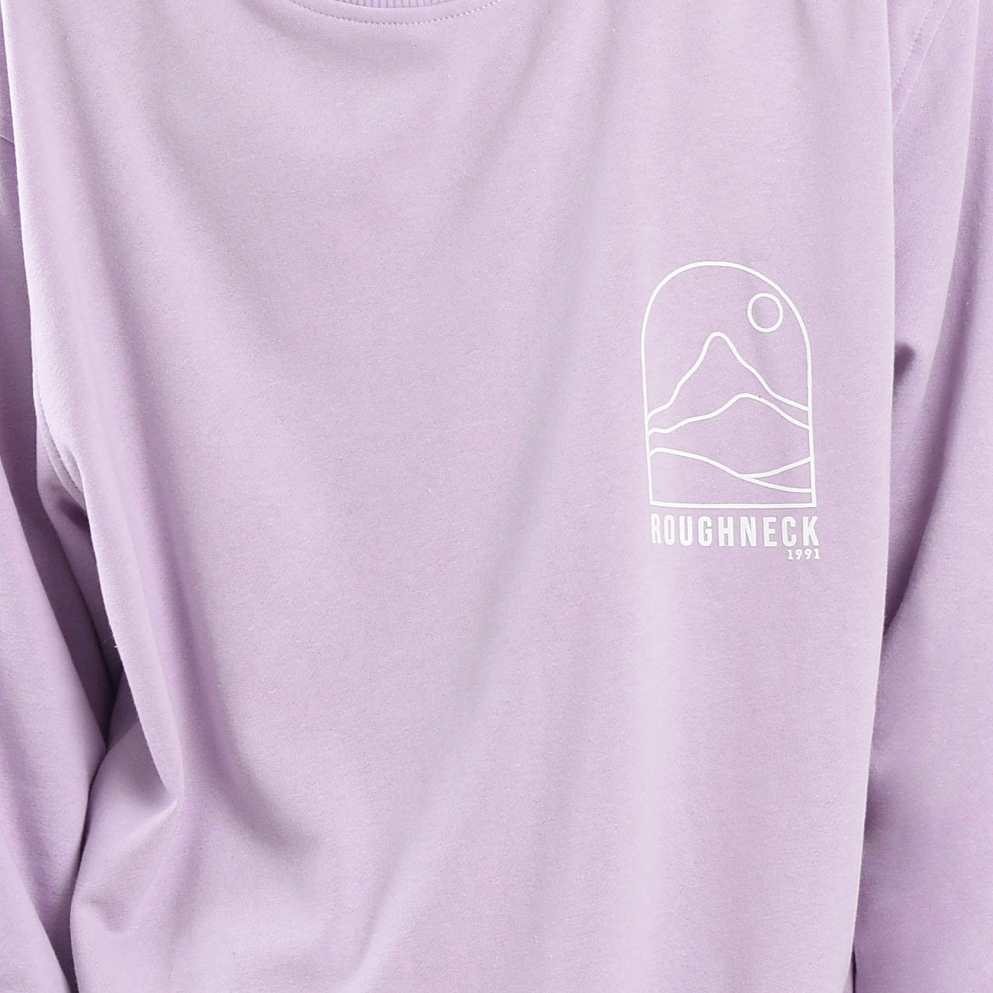 SS332 Lilac Mountain Afternoon Crewneck