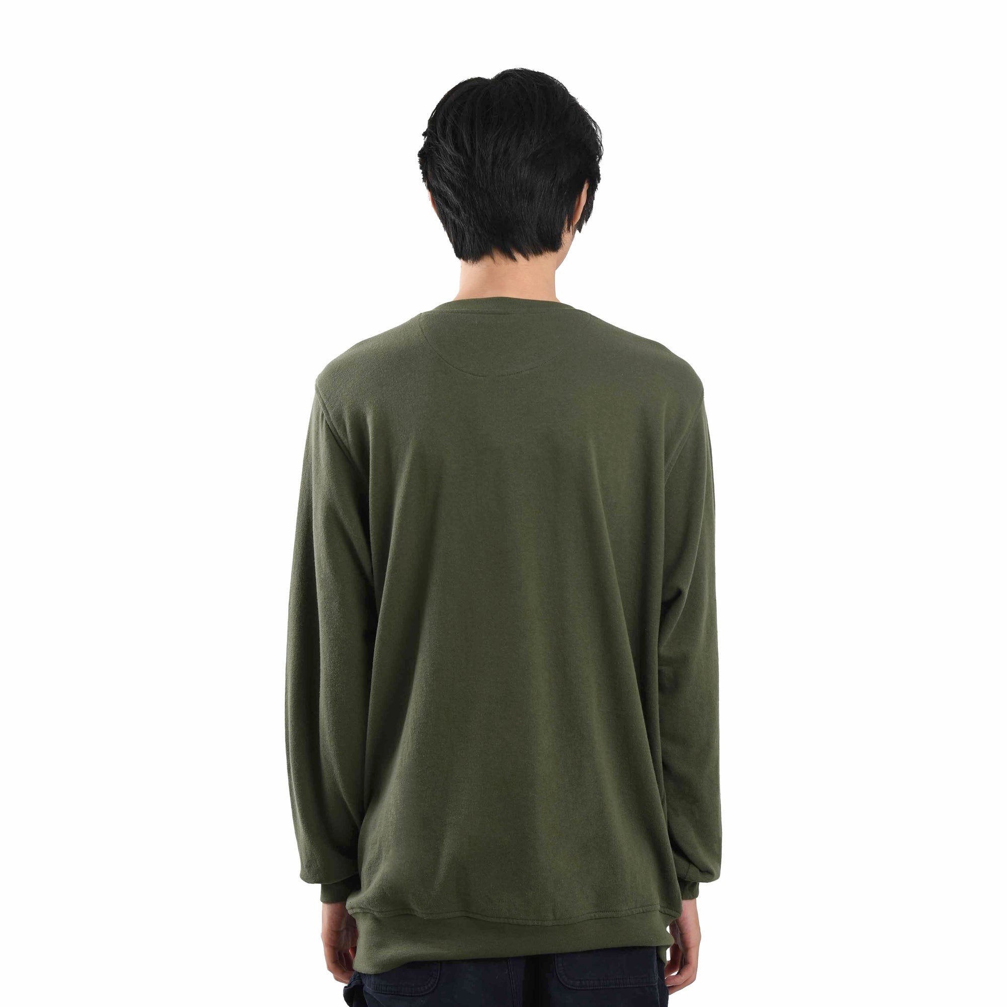 SS324 Olive Sig Army Crewneck